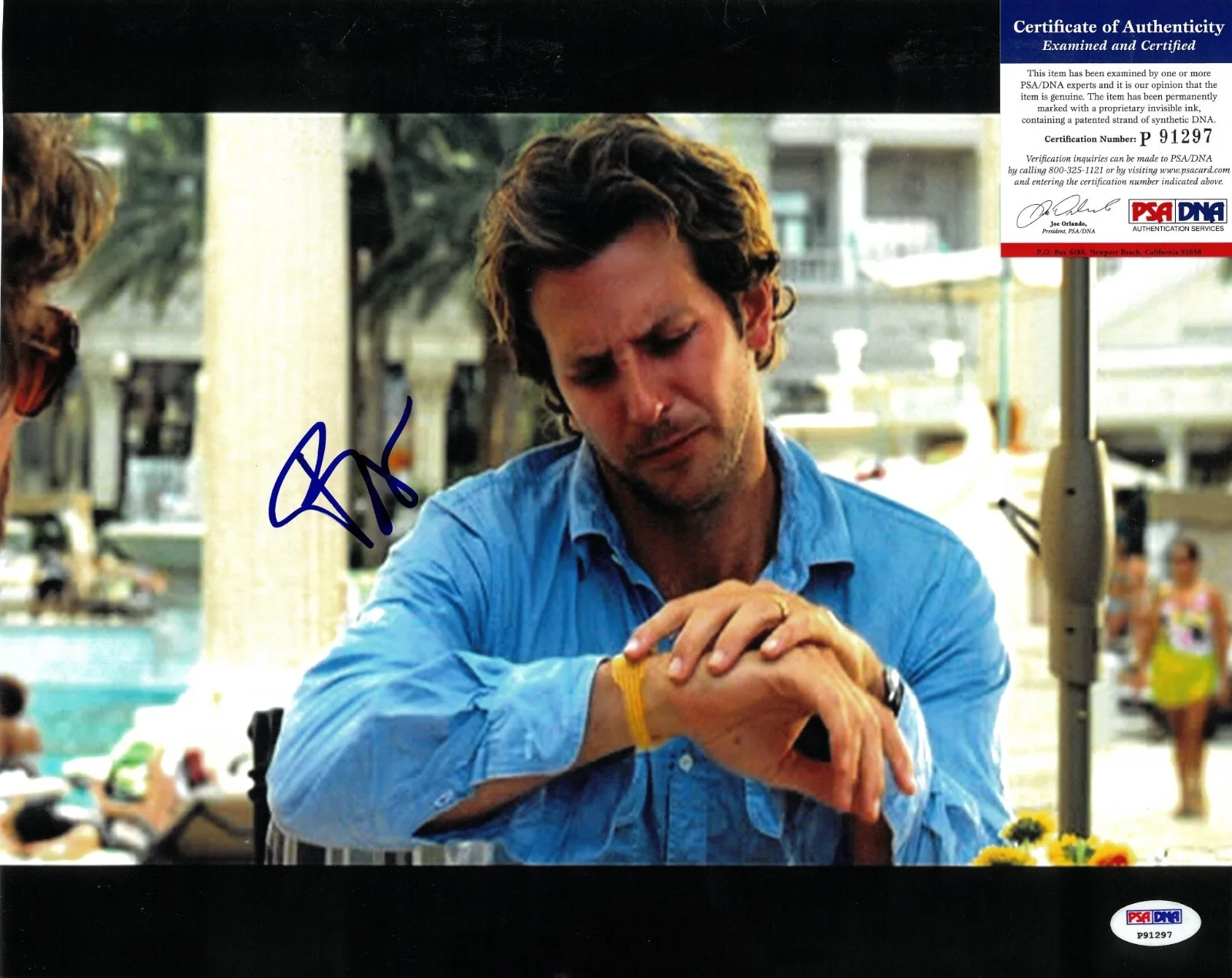 Bradley Cooper — Bradley Cooper PSA/DNA COA Signed 11x14 Photo Autographed The Hangover, image 2