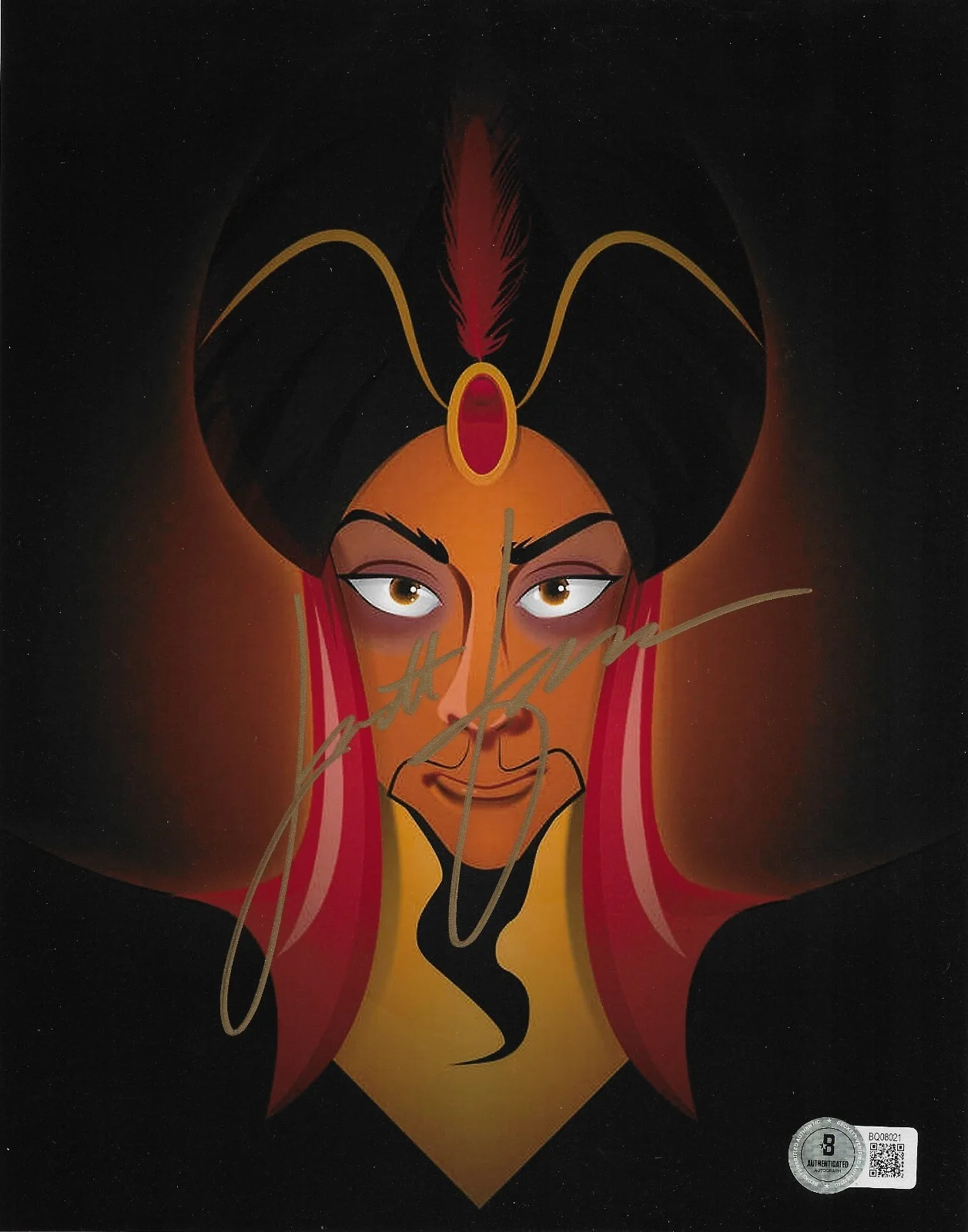 Jonathan Freeman — Jonathan Freeman Signed 8x10 Photo Autographed BAS Disney Aladdin Jafar 21