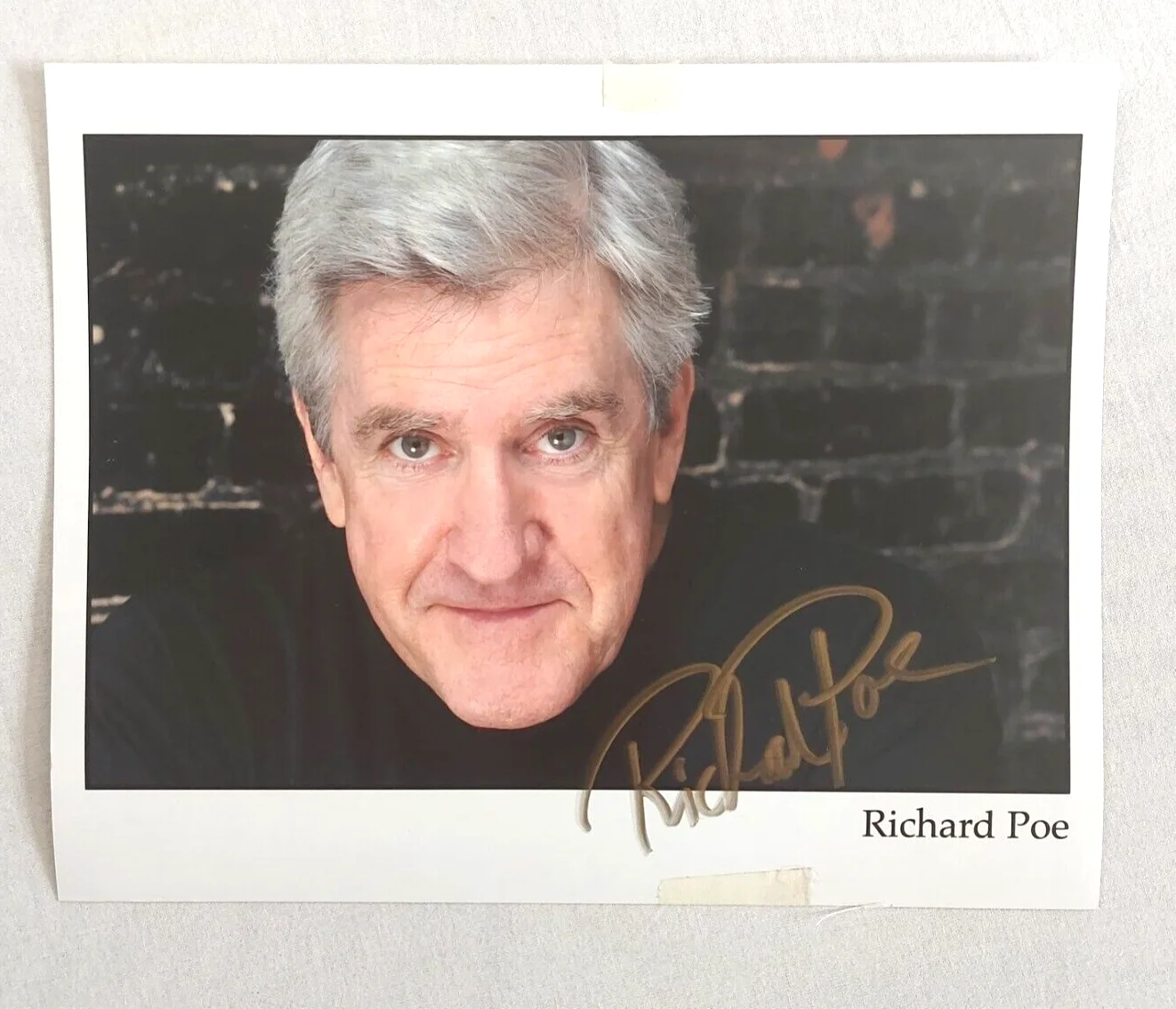 Richard Poe — Richard Poe Signed 8x10 Photo Autograph Star Trek DS9 Burn After Reading Peacema, image 5