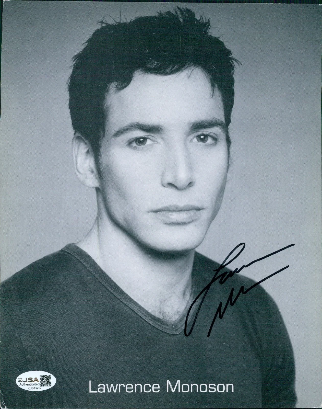Lawrence Monoson — Lawrence Monoson Actor Signed 8x10 Cardstock Photo JSA Authenticated