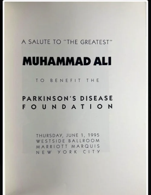 Muhammad Ali Signed 1995 Parkinson’s Foundation Tribute Program Book (BAS Auth.), image 3