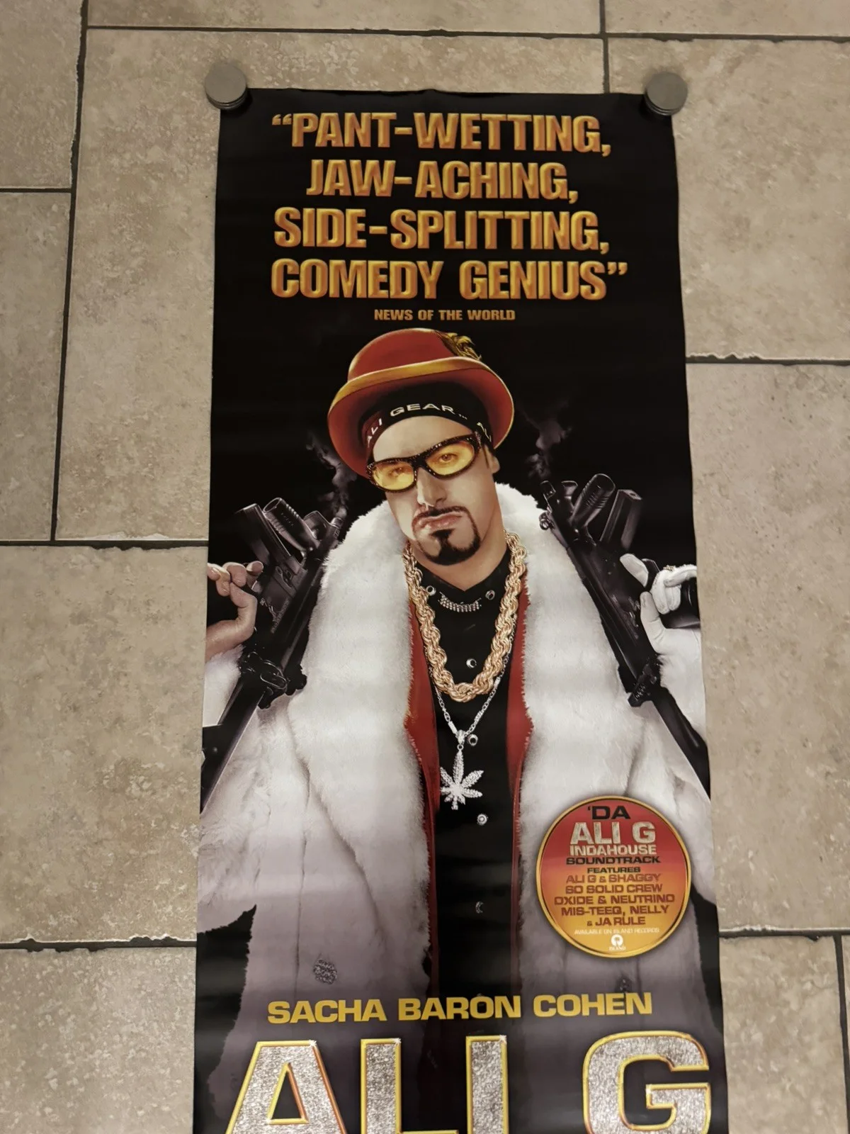 Ali G indahouse door panel 2002 Promo Video Shop Movie Poster, изображение 2