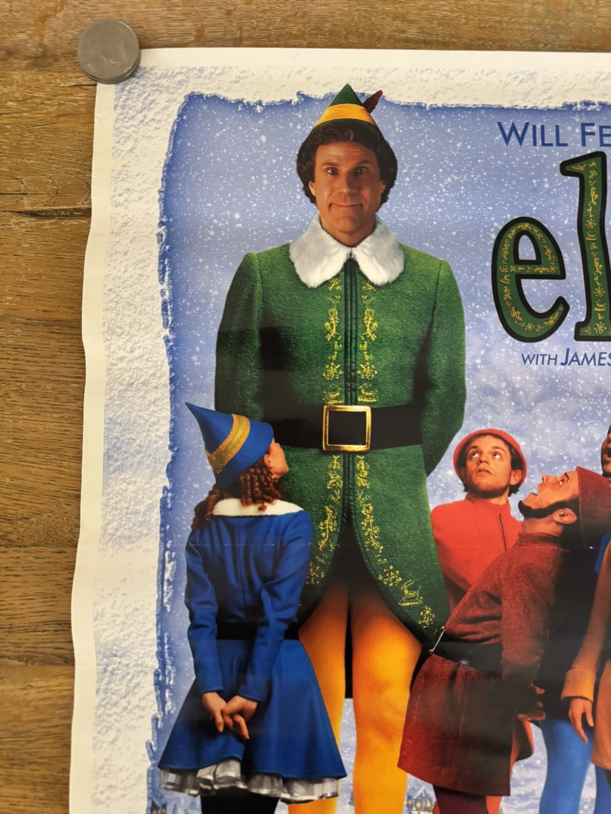 Elf 2003 Promo Video Shop Movie Poster very rare version, изображение 2