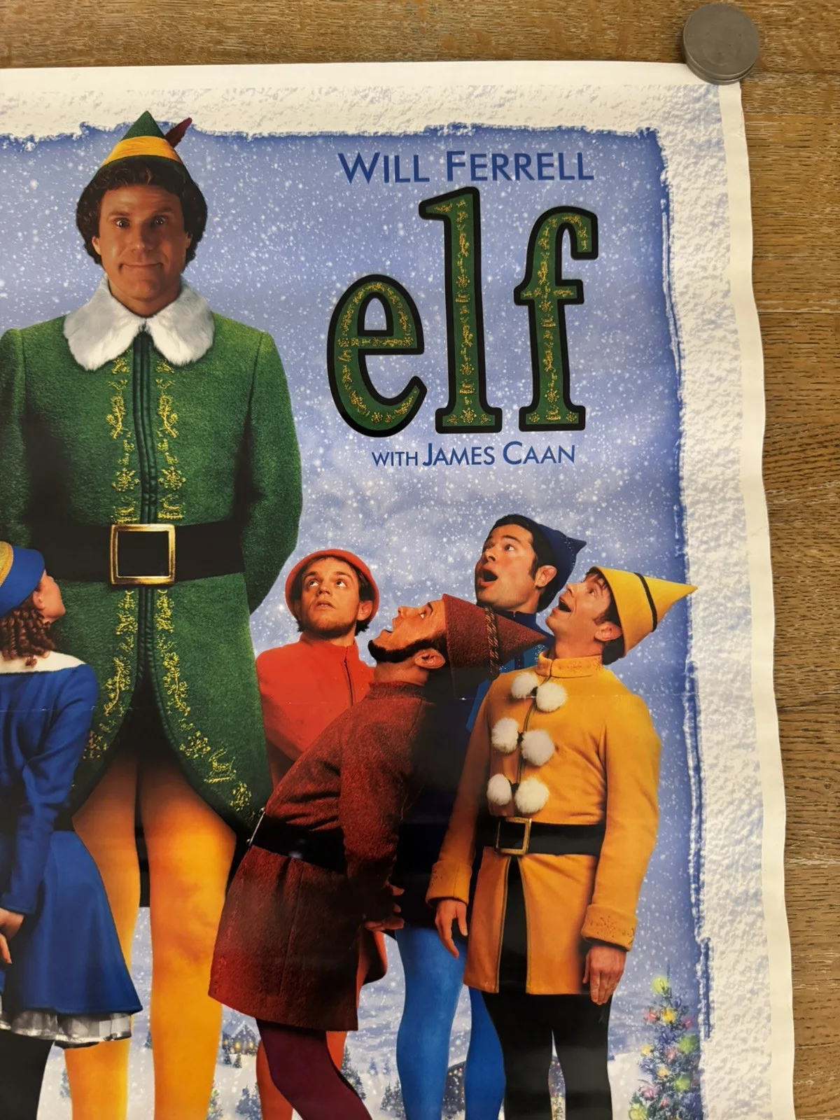 Elf 2003 Promo Video Shop Movie Poster very rare version, изображение 3