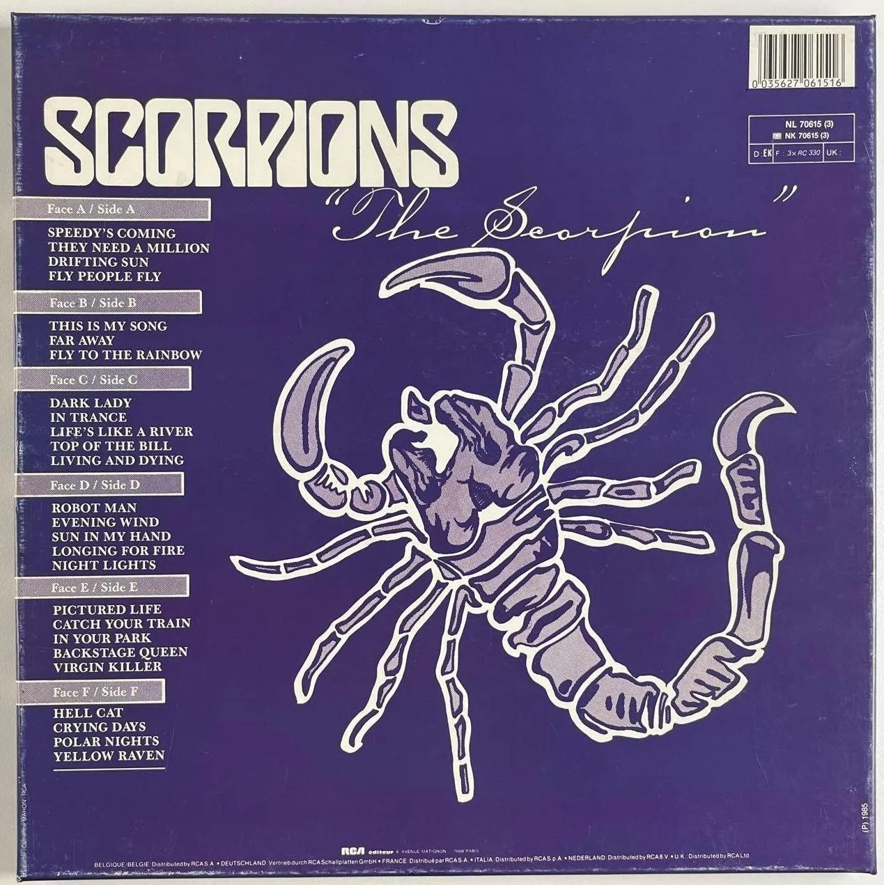 Scorpions Group Signed "The Scorpion" Album Box Set (4 Sigs) (Beckett), изображение 2