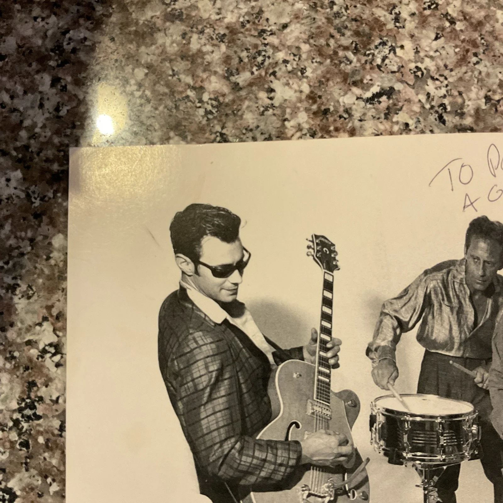 Danny Dean & The Hoewreckers Signed 8”x10”Photo 2 Signatures,no Coa Rock A Billy, изображение 2