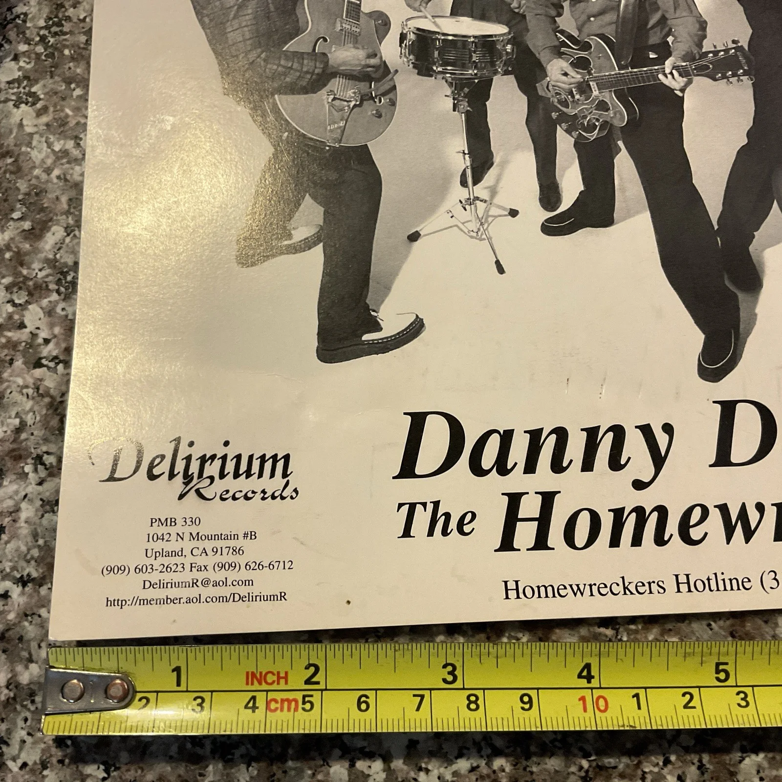 Danny Dean & The Hoewreckers Signed 8”x10”Photo 2 Signatures,no Coa Rock A Billy, изображение 5