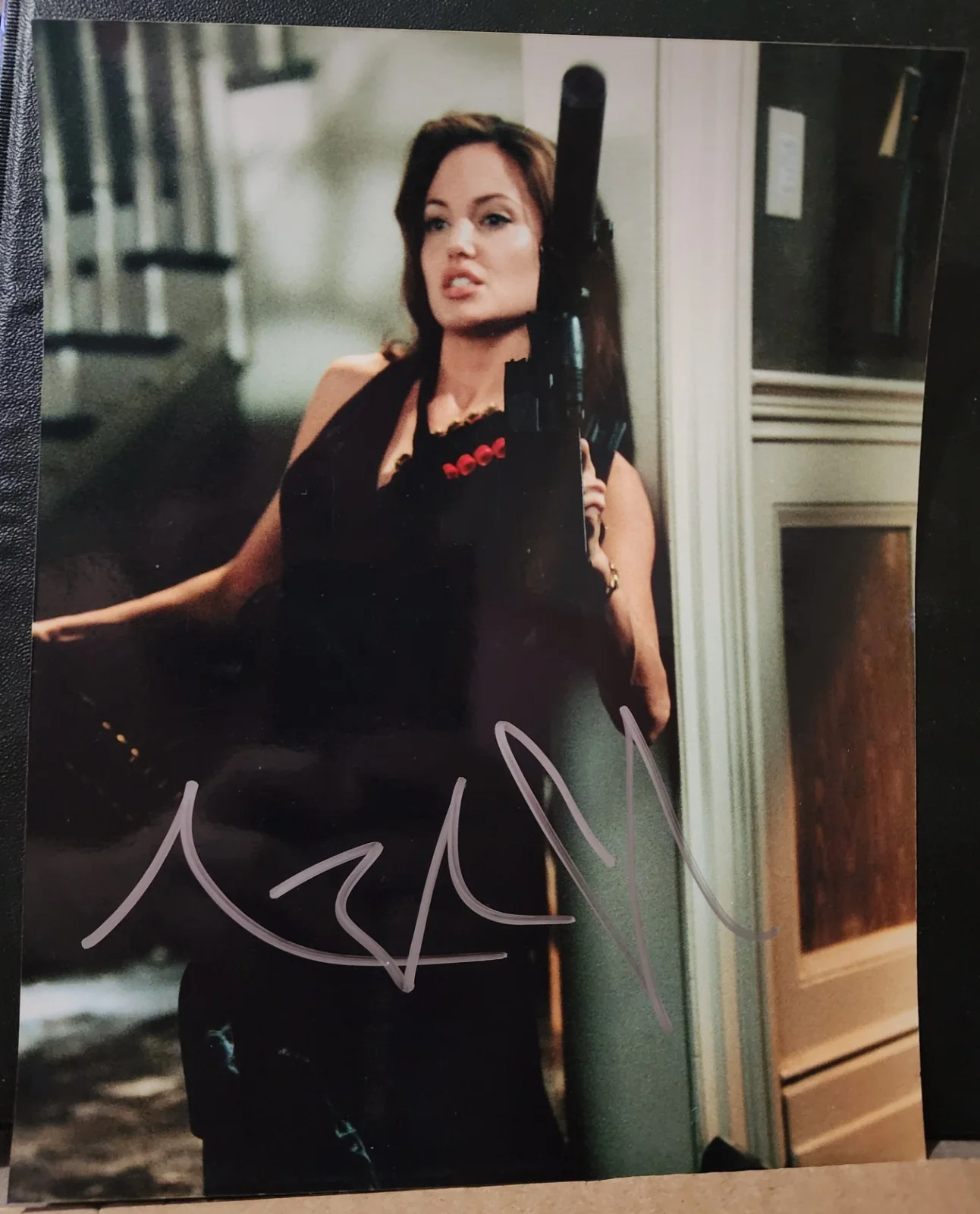 Angelina Jolie — Angelina Jolie Signed Jane Smith Mr. & Mrs. Smith 8x10 Photo PSA DNA Authentic