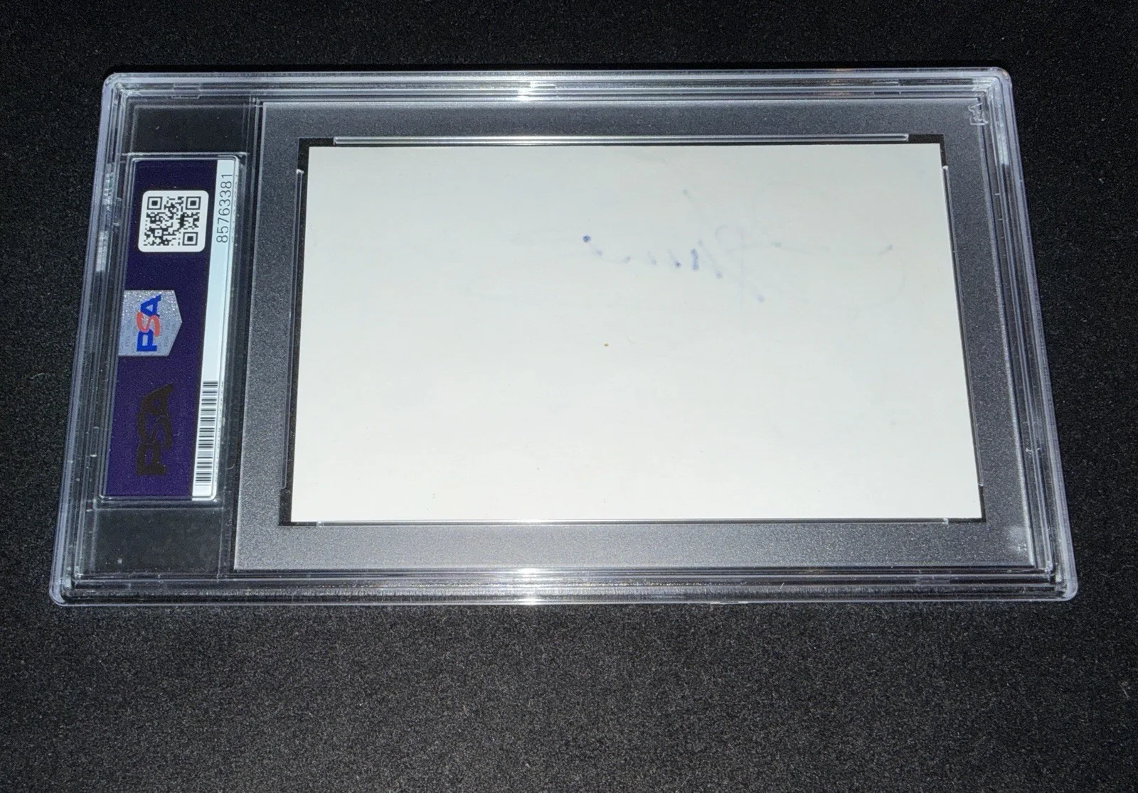 Gene Simmons Signed 3x5 Index Card PSA Slabbed Kiss Rock And Roll Music, image 2