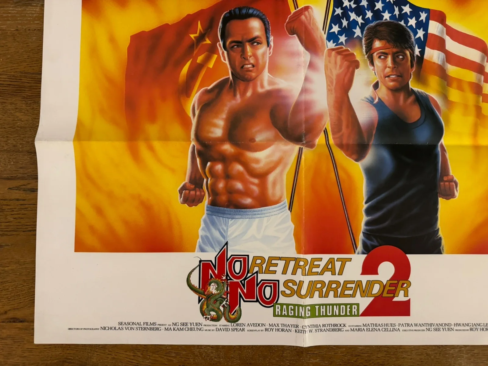 No Retreat No Surrender 2 1987 Video Shop VHS Poster rare, изображение 4