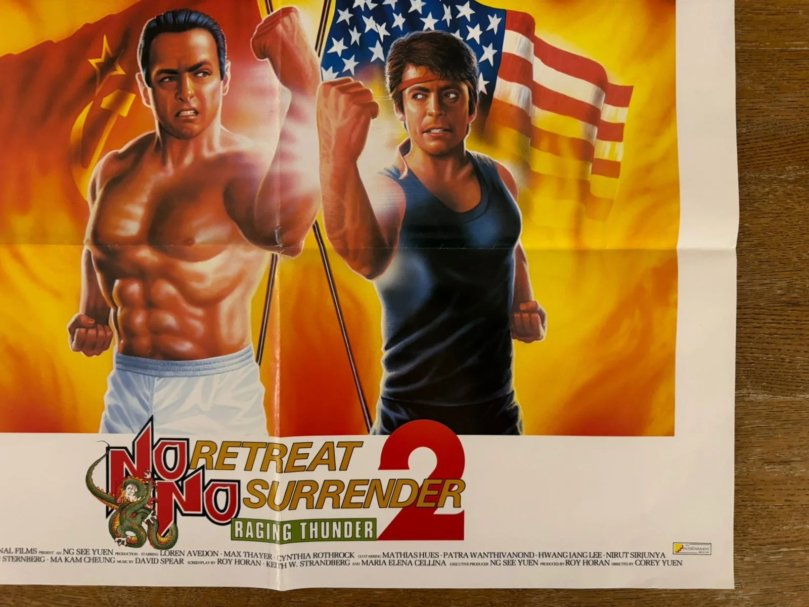 No Retreat No Surrender 2 1987 Video Shop VHS Poster rare, изображение 5