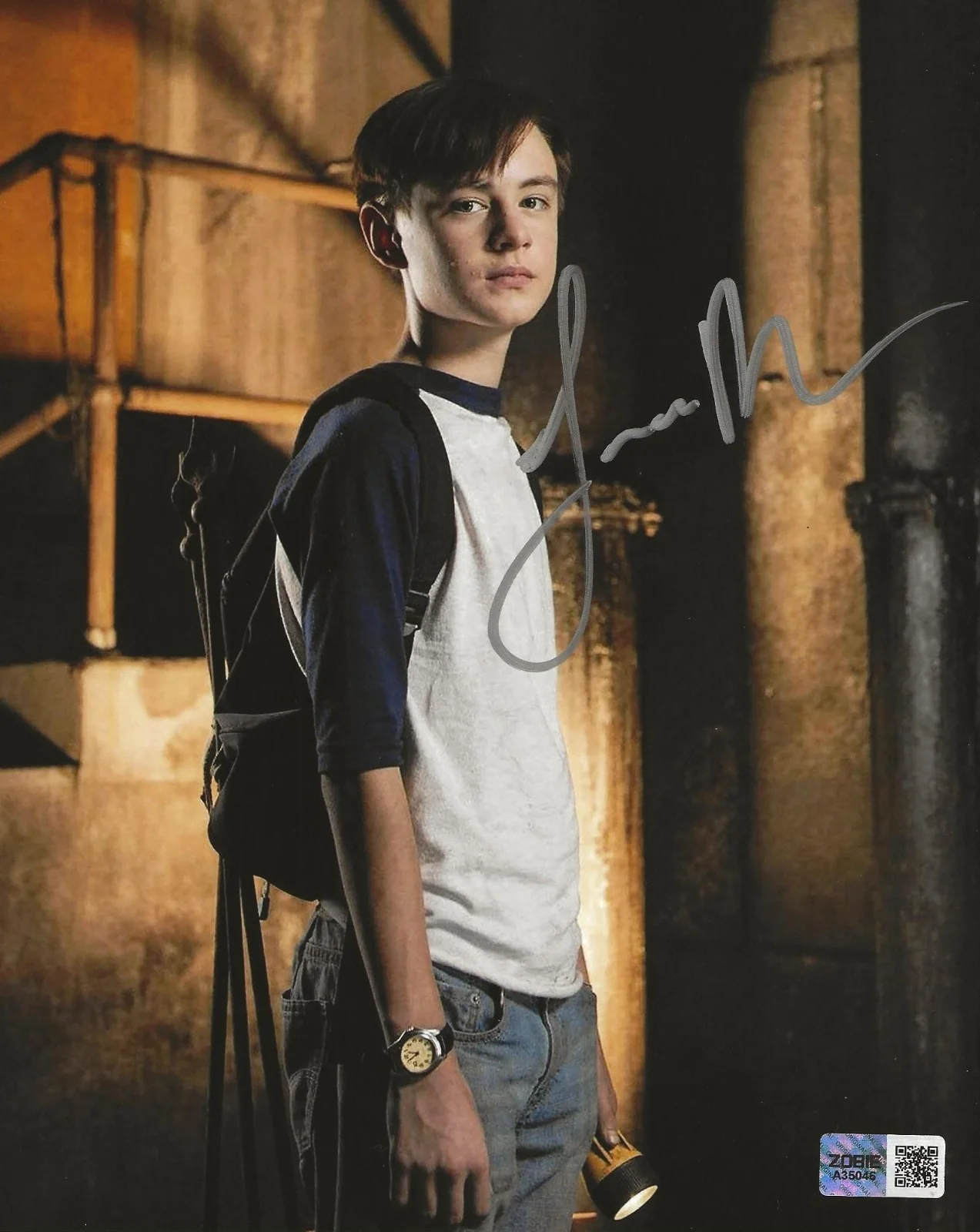 Jaeden Martell — JAEDEN MARTELL Signed Autographed 8x10 Photo IT Pennywise w/ Zobie COA
