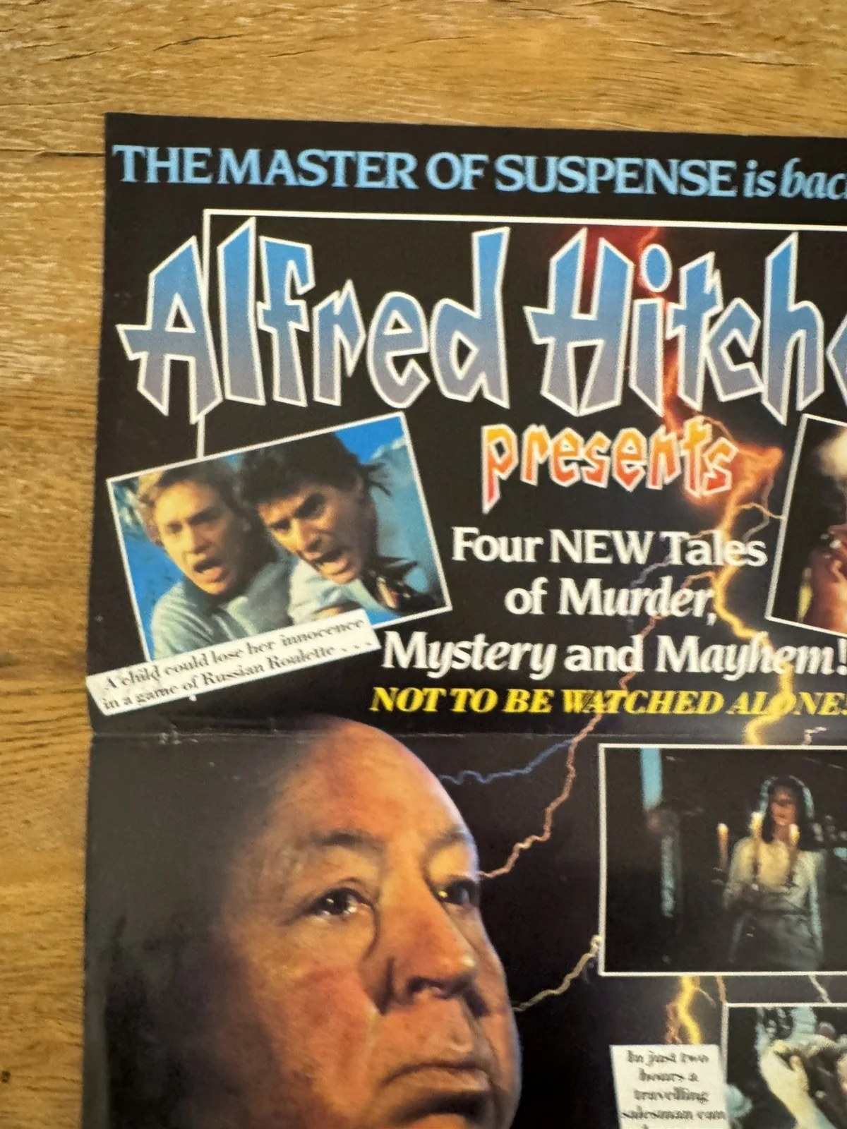 Alfred Hitchcock Video Shop VHS Poster 1985 rare, изображение 4