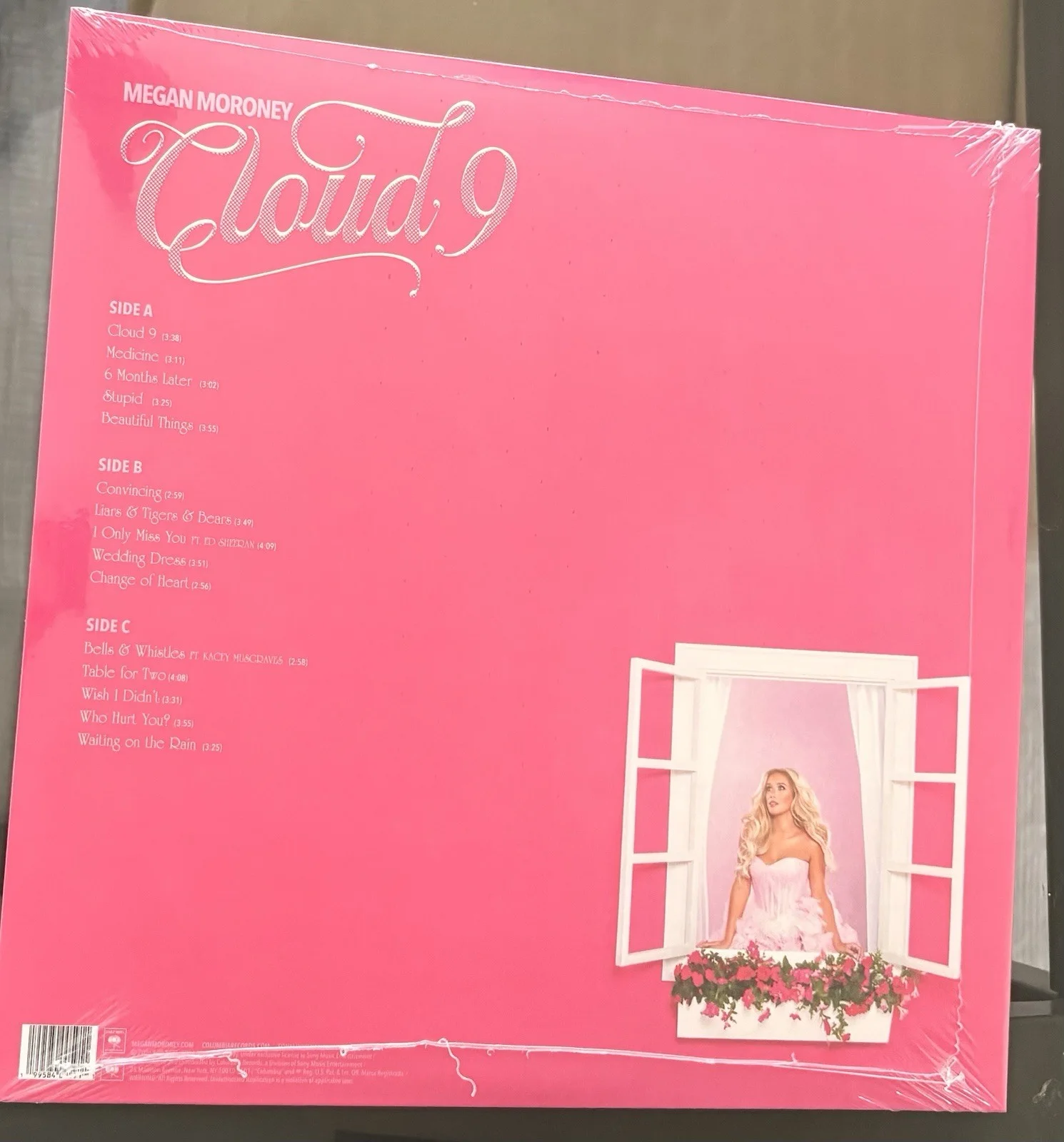 Megan Moroney Signed Cloud 9 Pink Vinyl Record Country Music Star Sealed, изображение 3