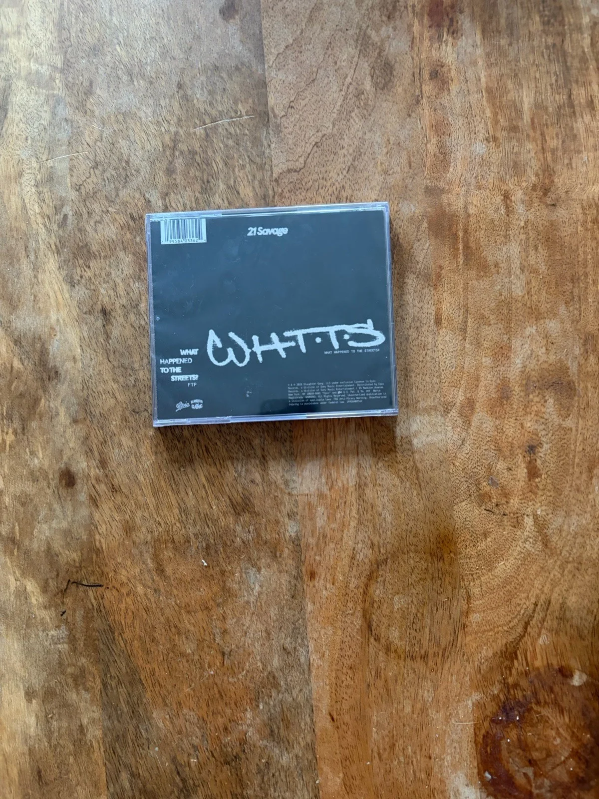 In-Hand: 21 SAVAGE Autographed WHAT HAPPENED TO THE STREETS? CD album *Limited*, изображение 2