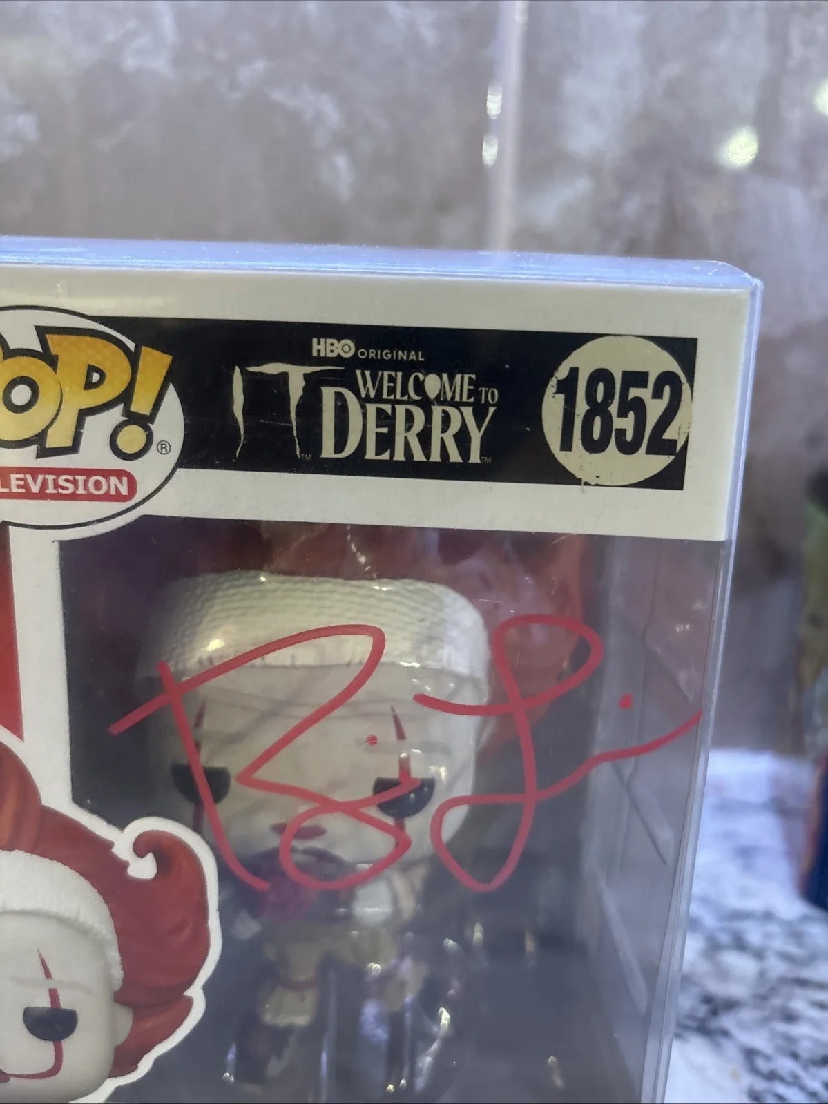 Bill Skarsgard — Pennywise Clown Funko Pop! signed by Bill Skarsgard Autograph W/ COA - IT Derry, image 3