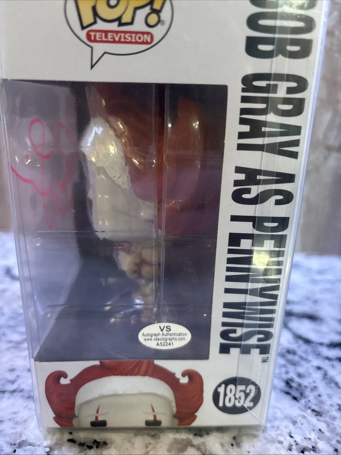 Bill Skarsgard — Pennywise Clown Funko Pop! signed by Bill Skarsgard Autograph W/ COA - IT Derry, image 5