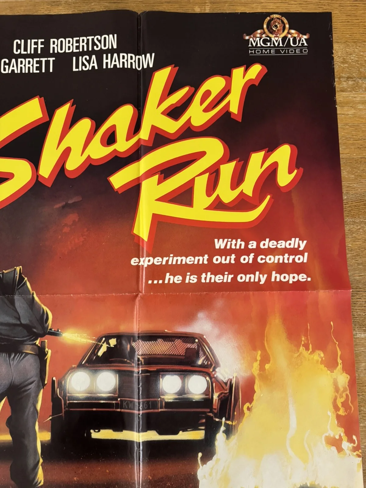 Shaker Run Video Shop VHS Poster 1985 rare, image 3