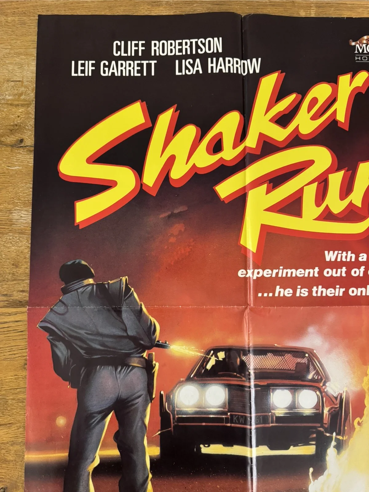 Shaker Run Video Shop VHS Poster 1985 rare, image 4