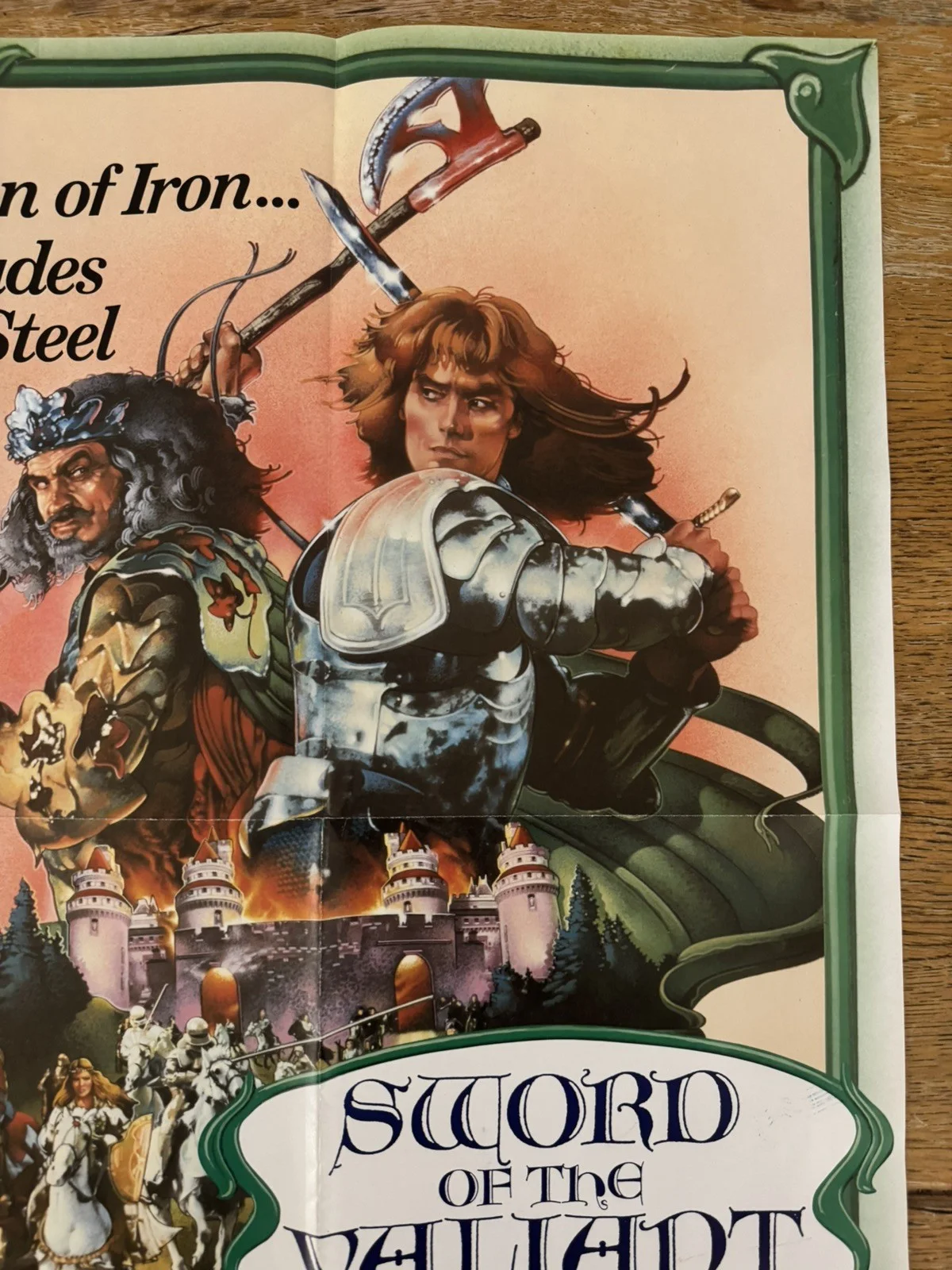 Sword of the Valiant Video Shop VHS Poster 1984, изображение 4