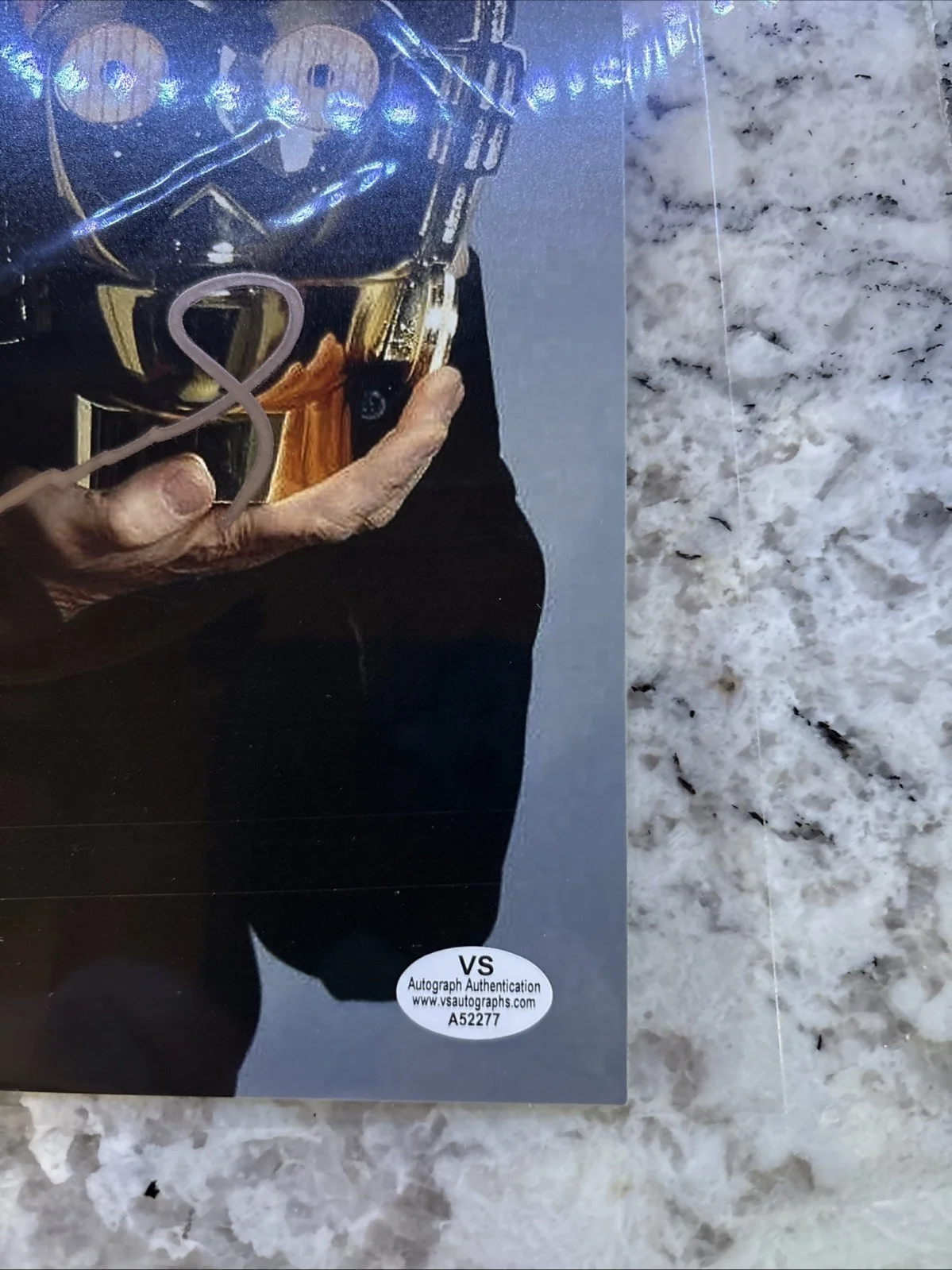 Anthony Daniels — Anthony Daniels C-3PO Star Wars Legend signed 8 x 10 photo W/ COA, изображение 3