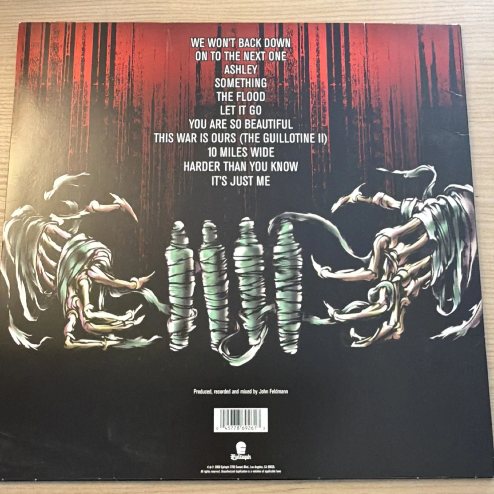 Escape the Fate This War Is Ours Autographed Colored Vinyl Record Original, изображение 2