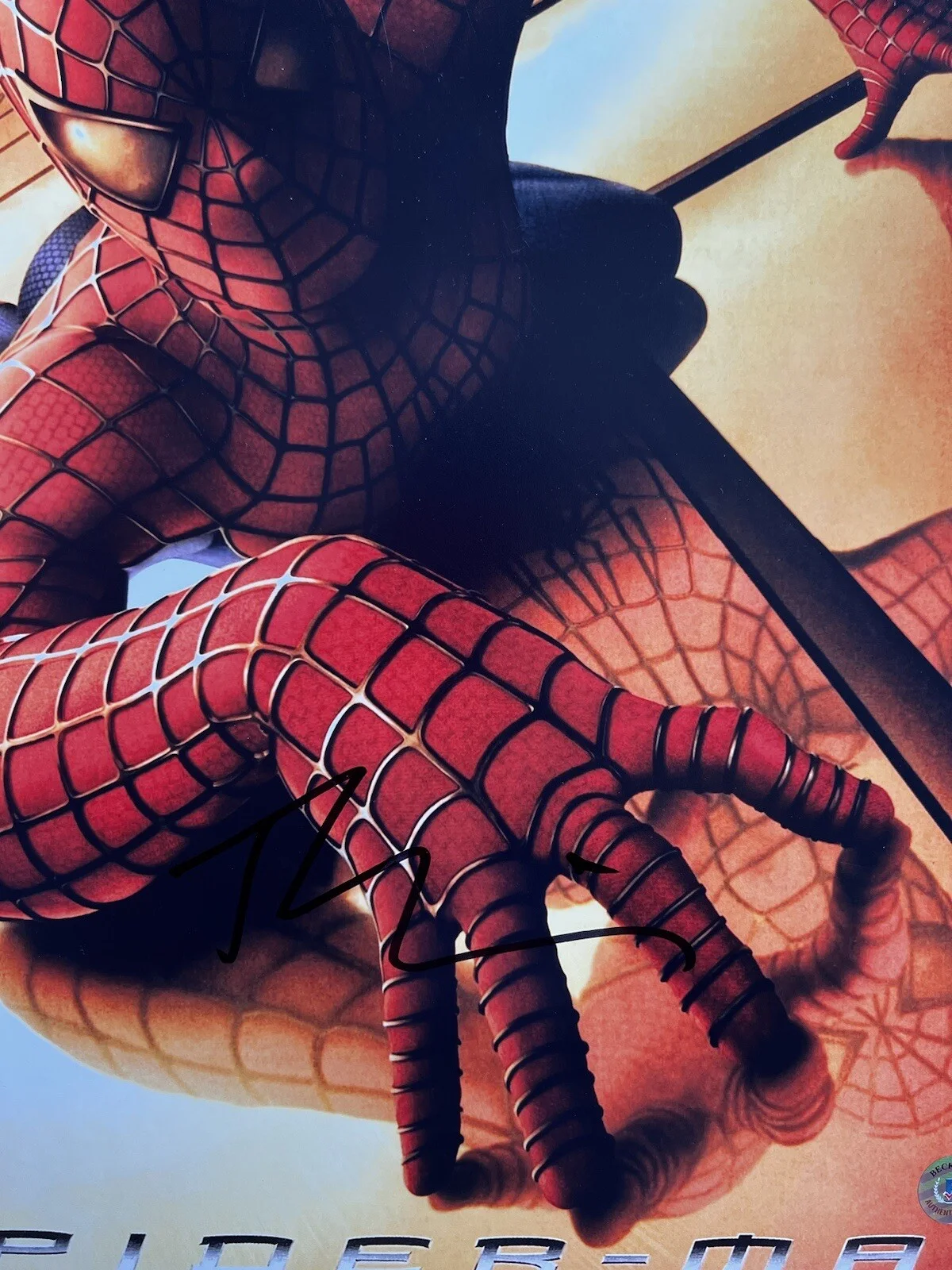 Tobey Maguire — TOBEY MAGUIRE 11x14 SPIDERMAN PHOTO BECKETT AB72175, изображение 3
