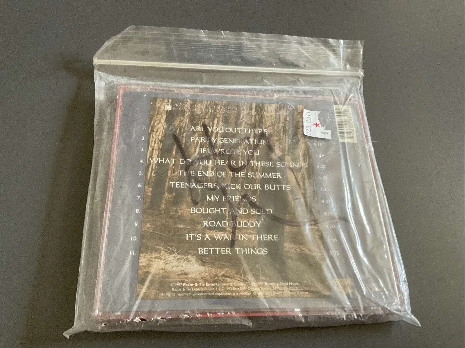 trash humpers soundtrack harmony korine cdr signed, image 2