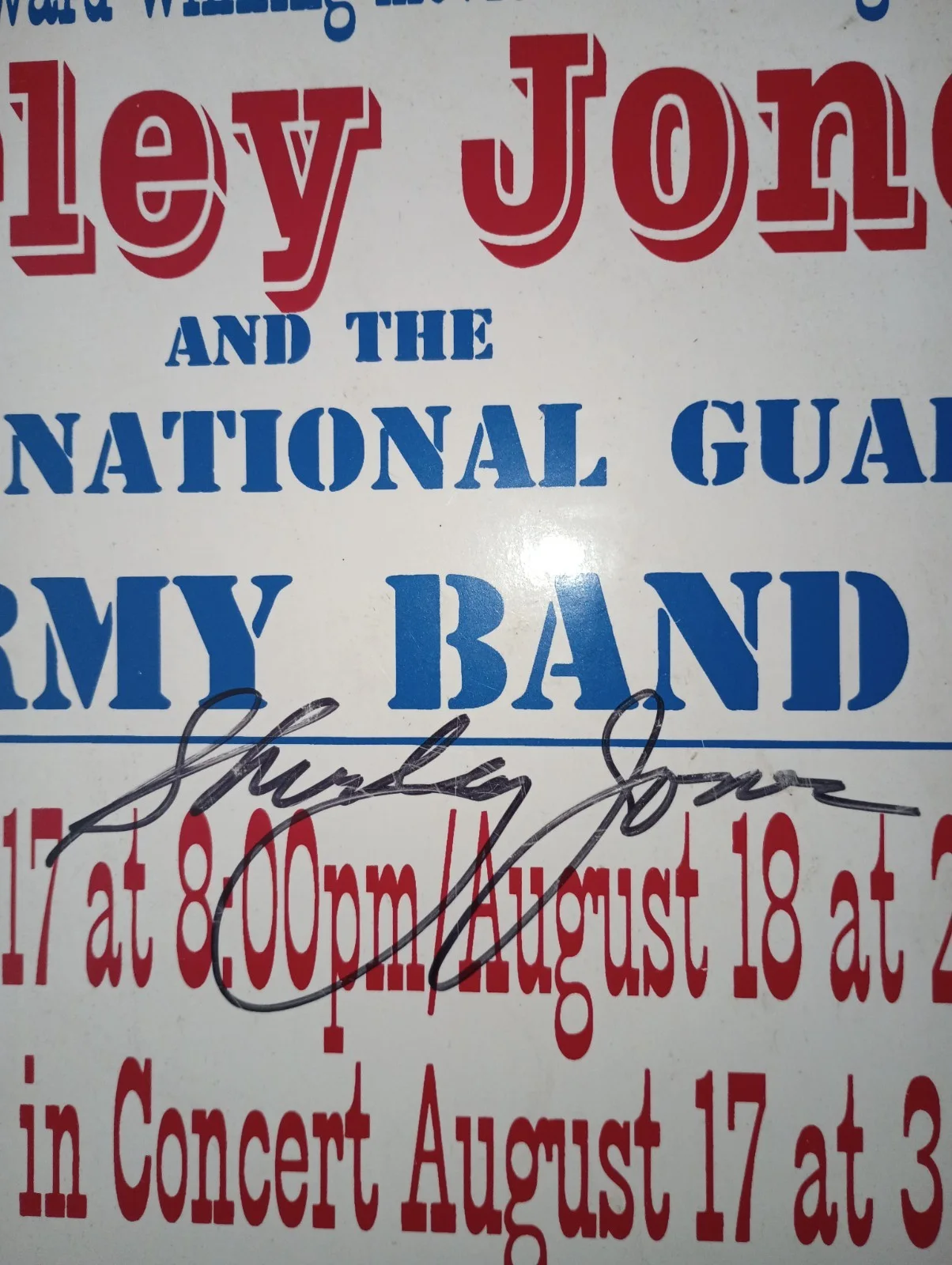 Shirley Jones — Shirley Jones Signed Playbill, image 2