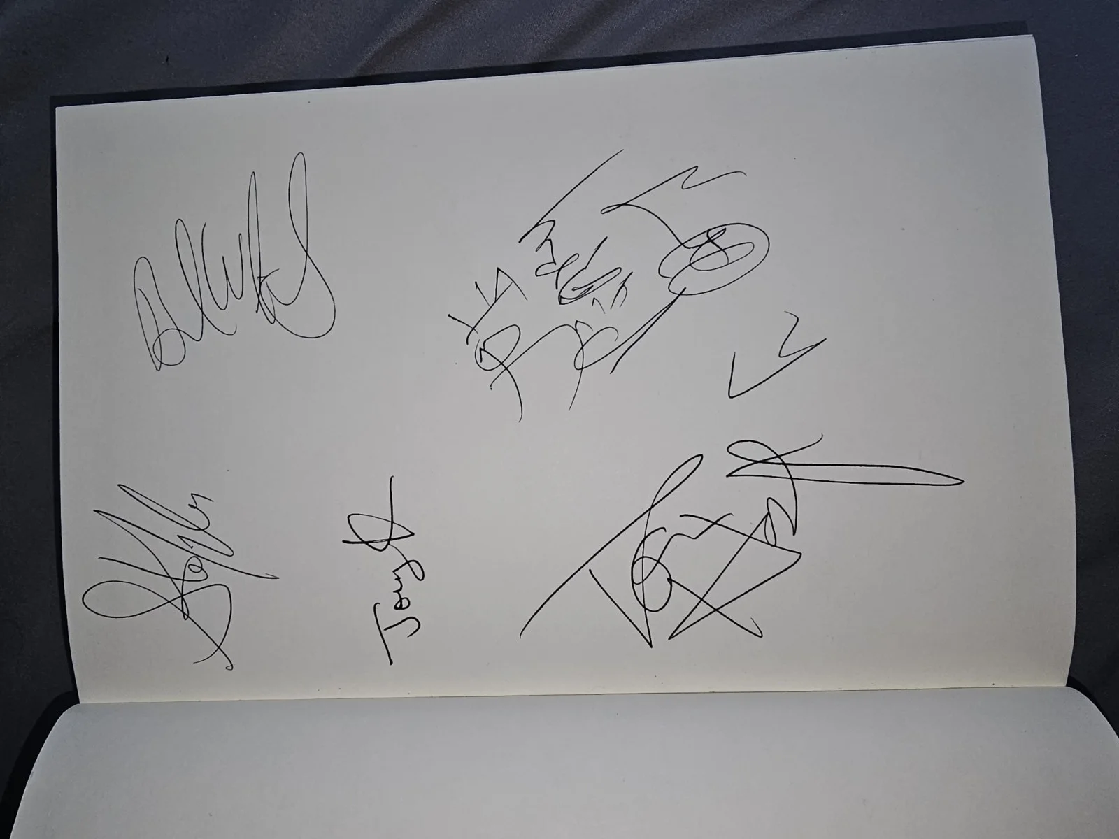 Signed Aerosmith Book And Poster Wirh A Signed Ramones Poster, image 2