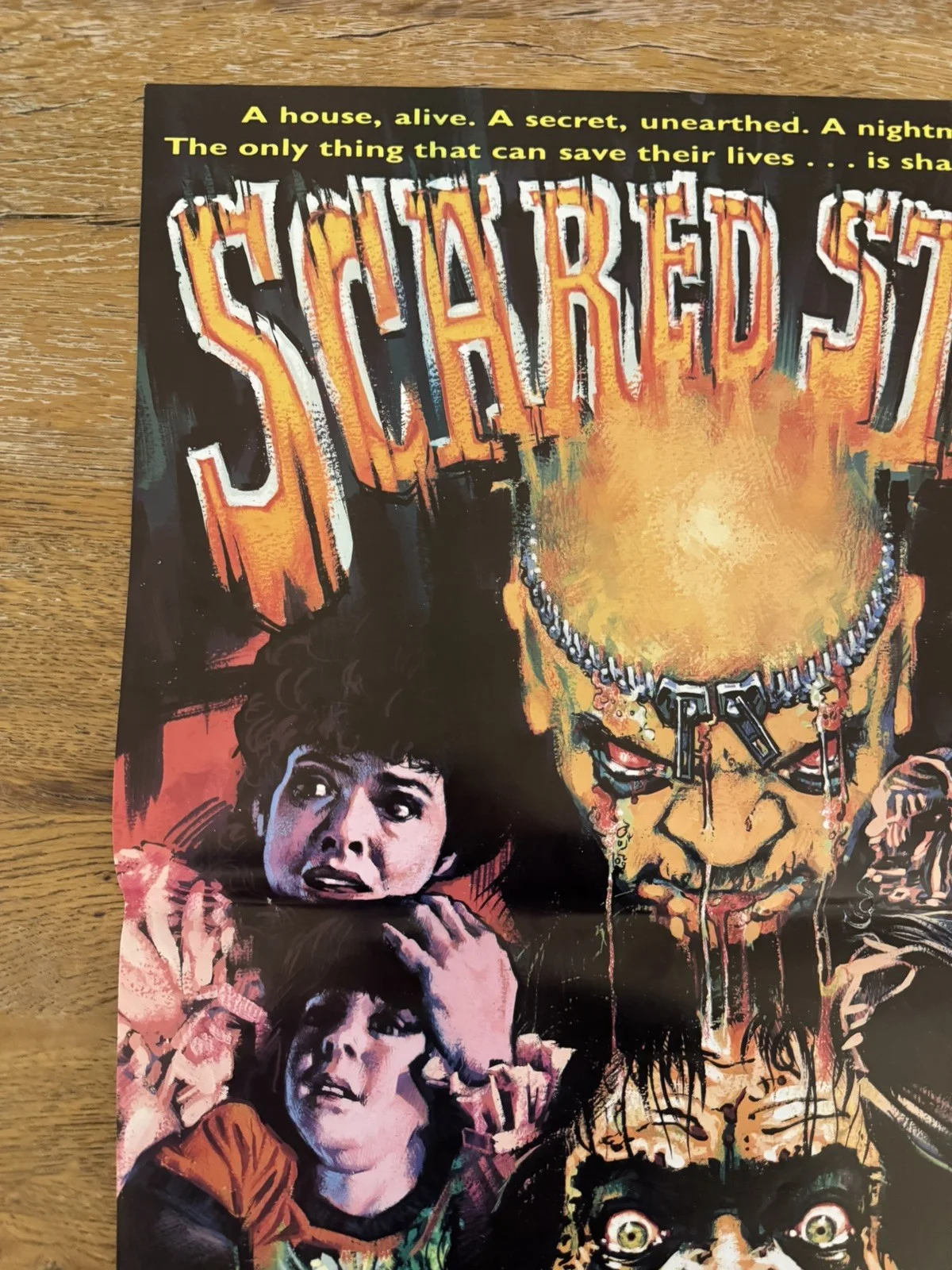 Scared Stiff rare Graham humphries Video Shop VHS Poster 1987, изображение 2