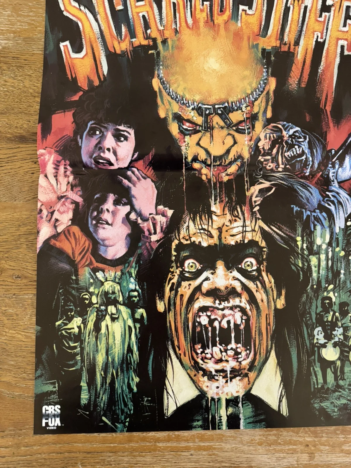 Scared Stiff rare Graham humphries Video Shop VHS Poster 1987, изображение 4