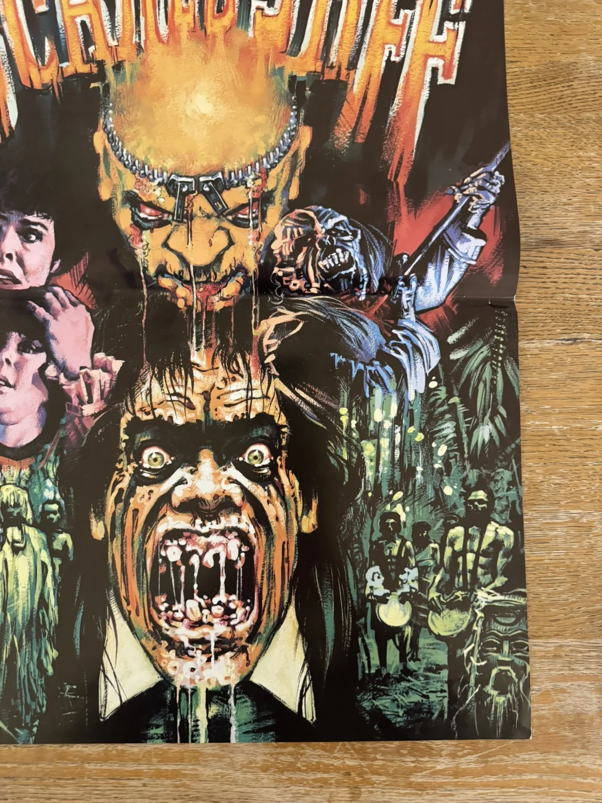 Scared Stiff rare Graham humphries Video Shop VHS Poster 1987, изображение 5
