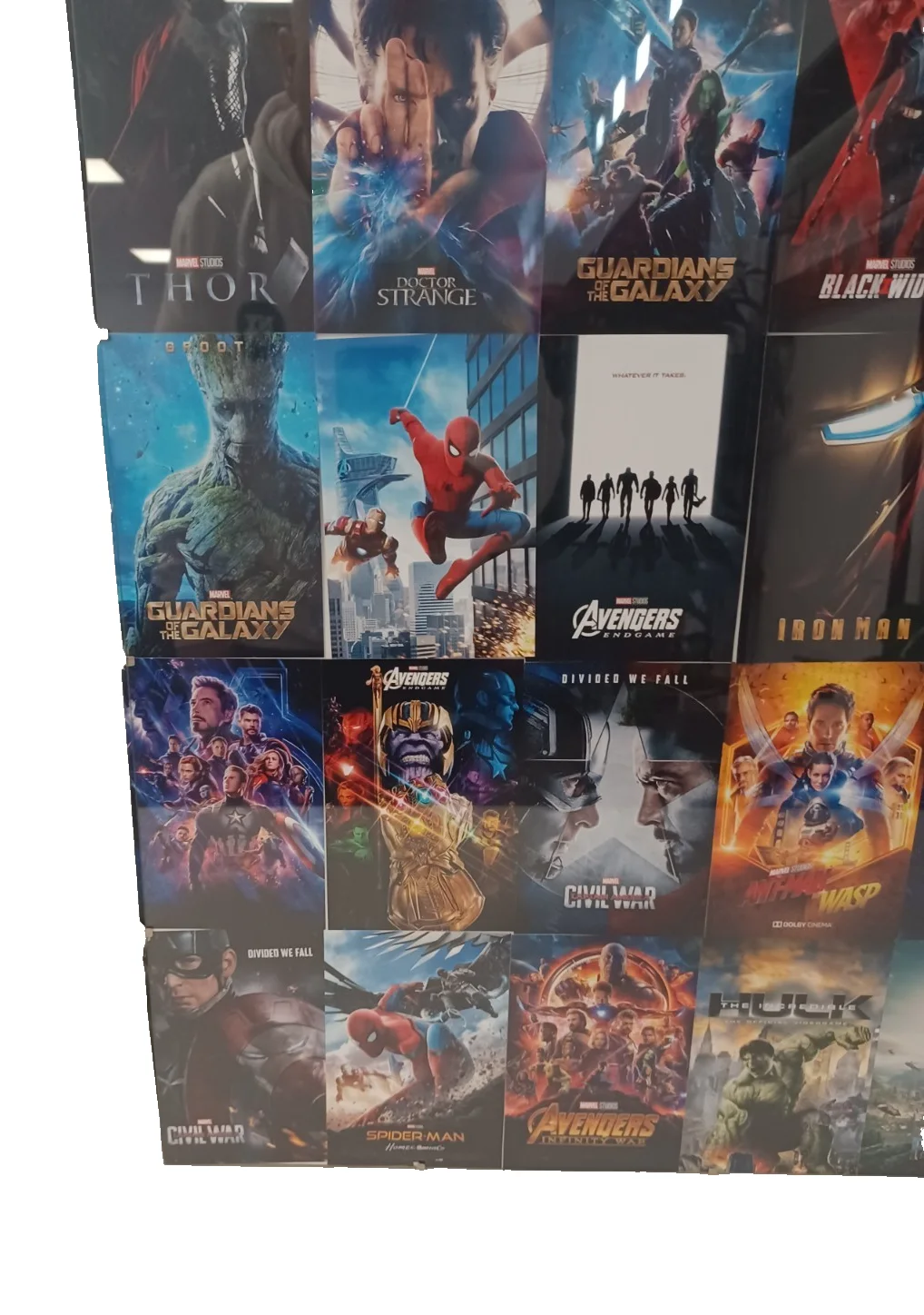 Marvel Cinematic Universe Collage Poster - Framed - Used - Good E21 BR648, image 4