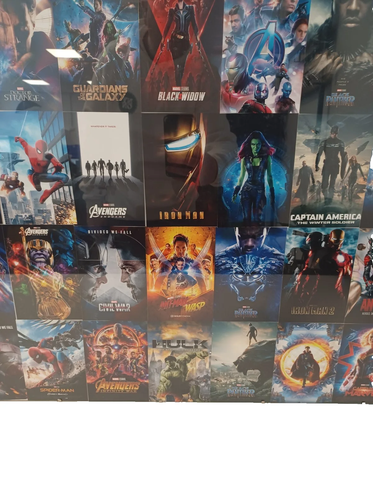 Marvel Cinematic Universe Collage Poster - Framed - Used - Good E21 BR648, image 5