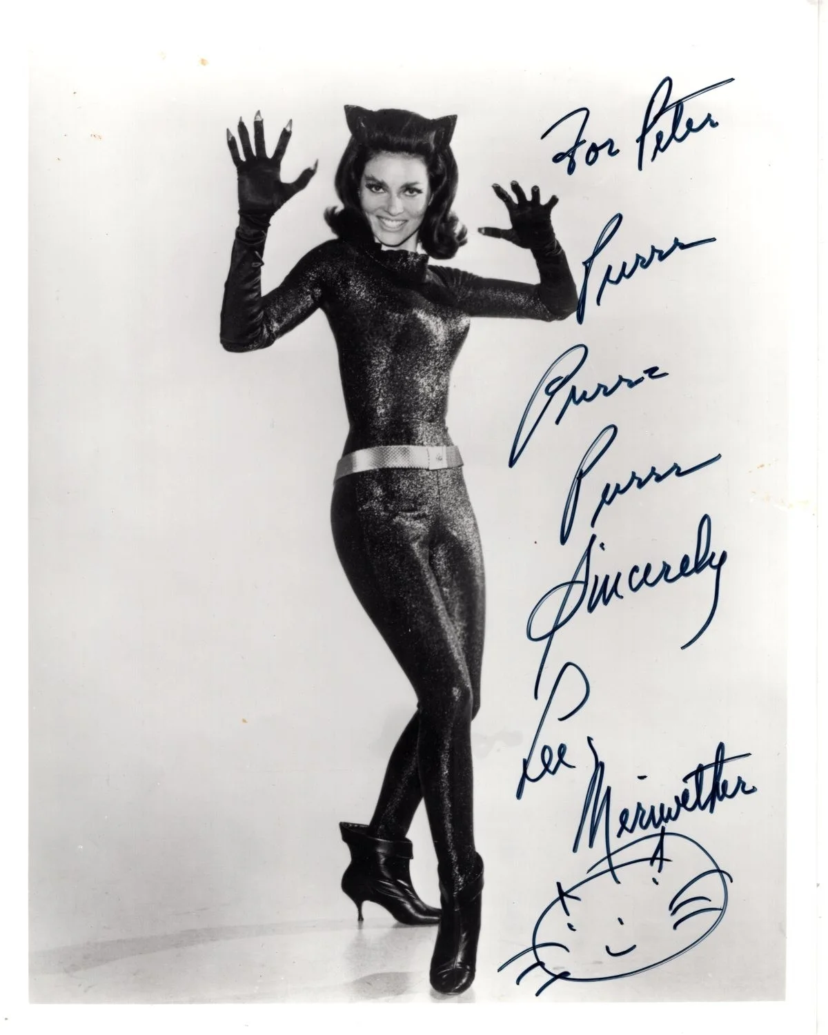 Lee Meriwether — LEE MERIWETHER Autographed Signed 8x10 BATMAN CATWOMAN Photograph - To Peter