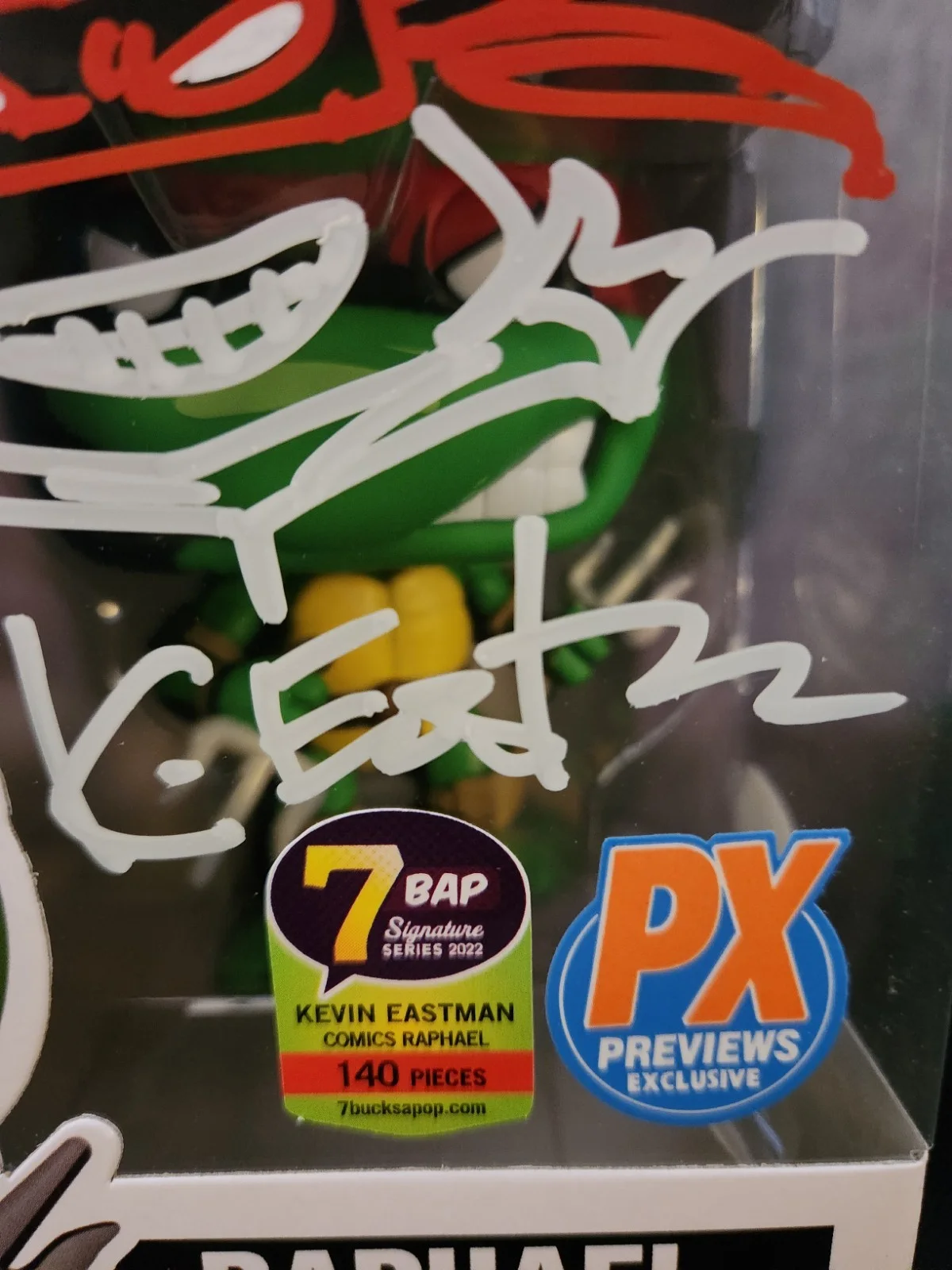 Kevin Eastman — Raphael TMNT Sketched! Kevin Eastman JSA 7bap, image 3