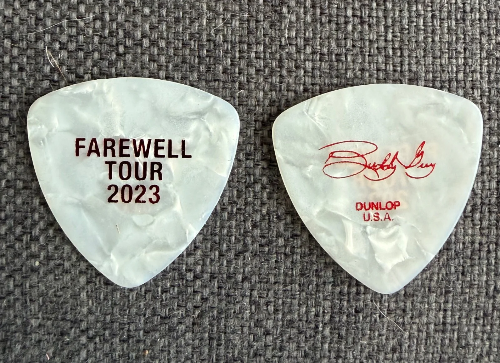 Buddy Guy (from the Movie Sinners)2 Guitar Picks- FINAL TOUR (Fac. Autograph), изображение 2