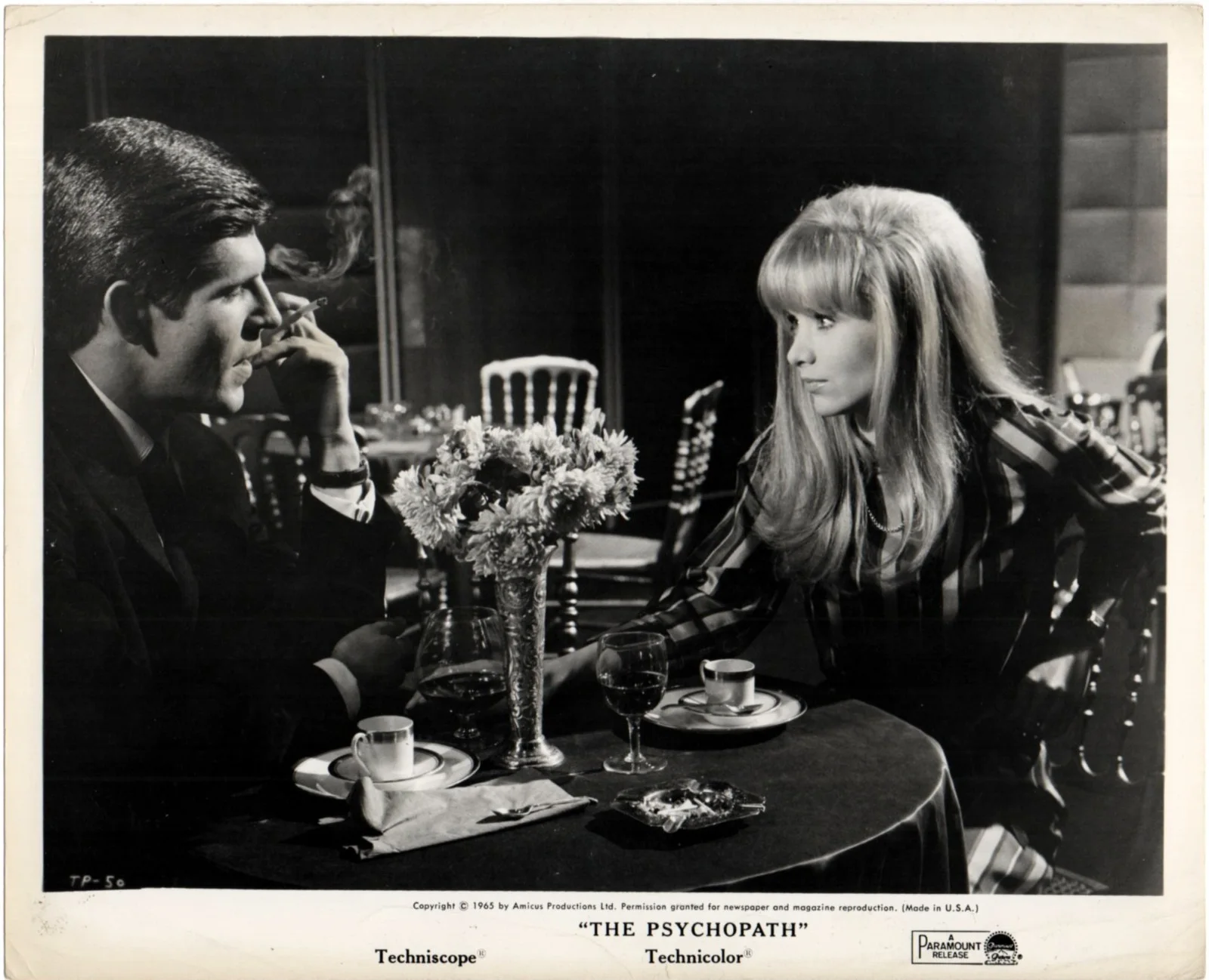 PSYCHOPATH 1966 Patrick Wymark, Thorley Walters, Judy Huxtable 8 10x8 STILLS, изображение 2