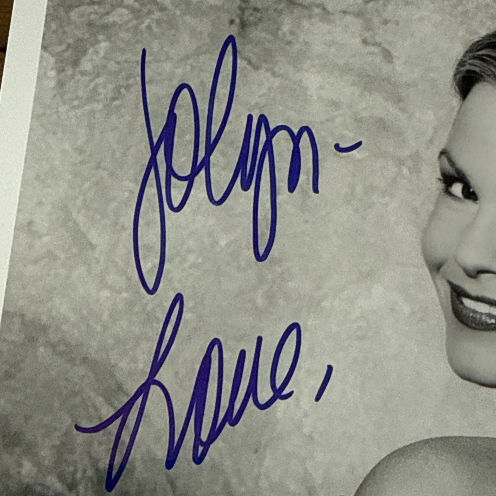 Sabryn Genet — SABRYN GENÉT SIGNED 8x10 Photo Autograph Young & Restless Y&R “Tricia” actress, изображение 3