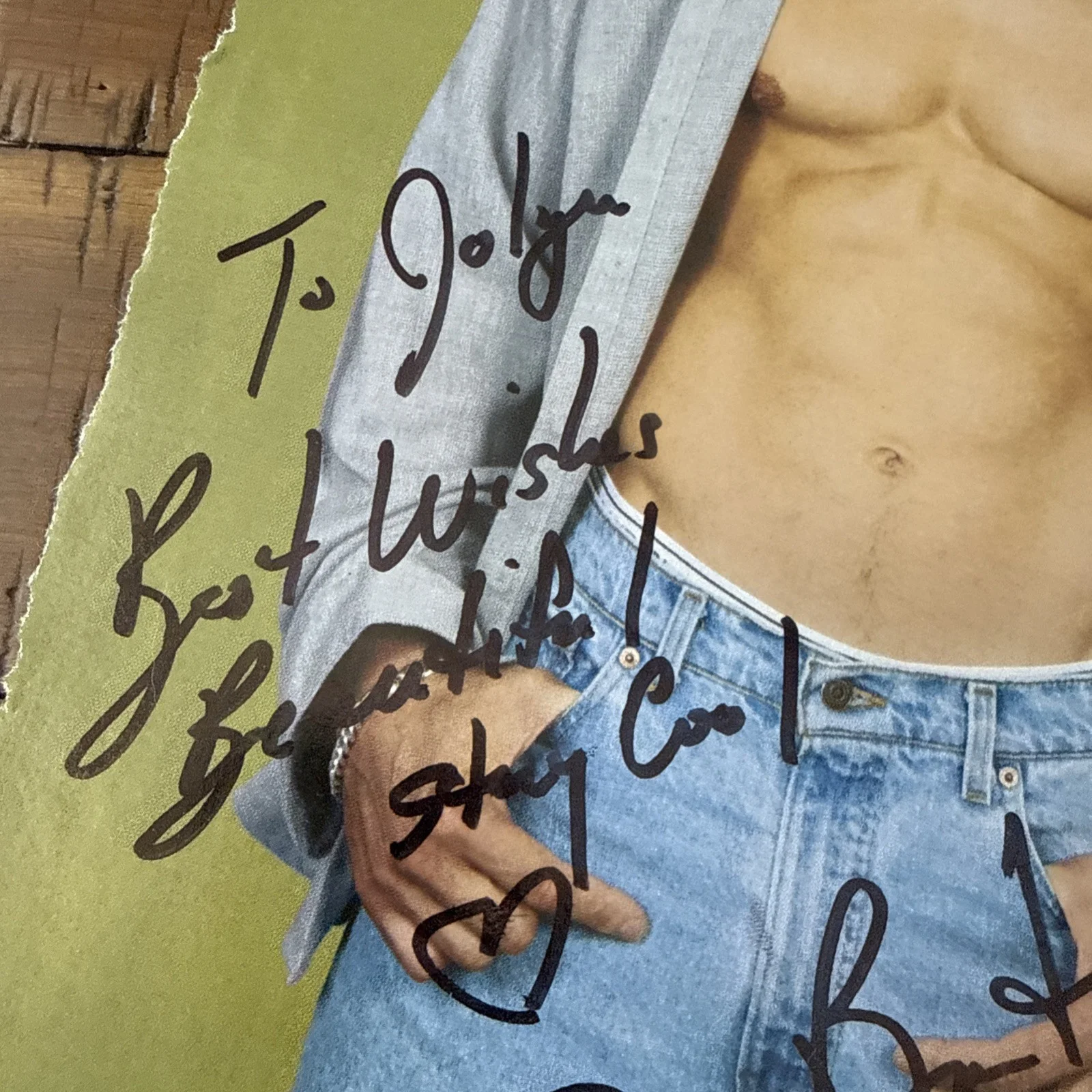 Jay Bontatibus — Jay Bontatibus Actor The Young & Restless 8x10 magazine Photo Signed Autographed, image 3