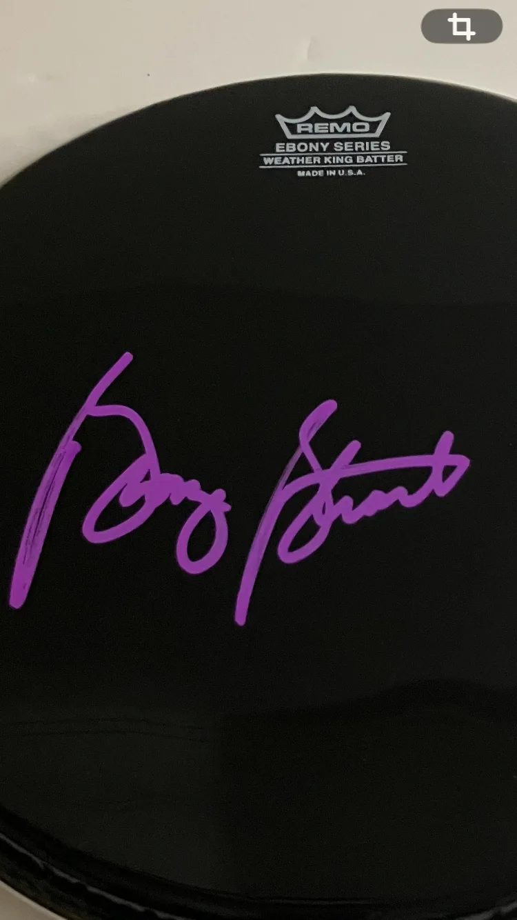 GEORGE STRAIT SIGNED/AUTOGRAPHED DRUMHEAD WITH COA, image 2