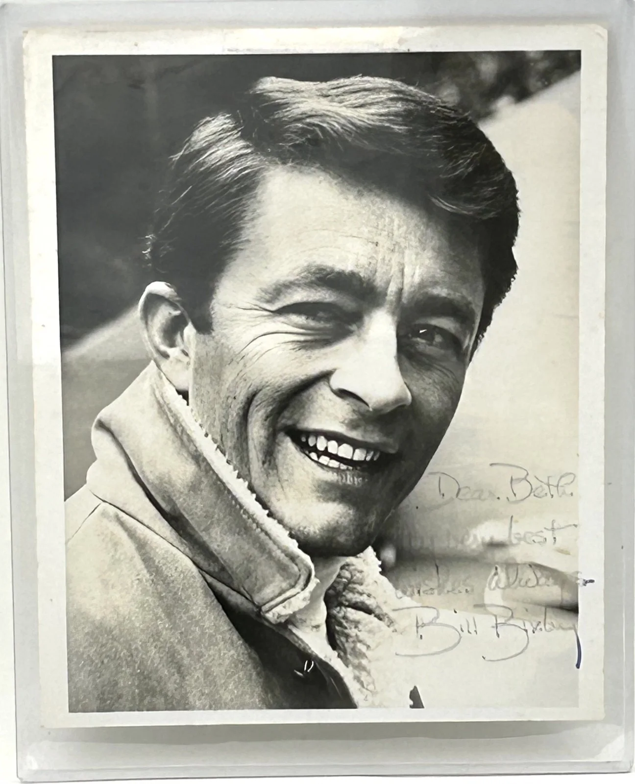 Bill Bixby — Actor BILL BIXBY Early Autographed Hand Signed Photos - THE HULK 60's - 8"x 10"