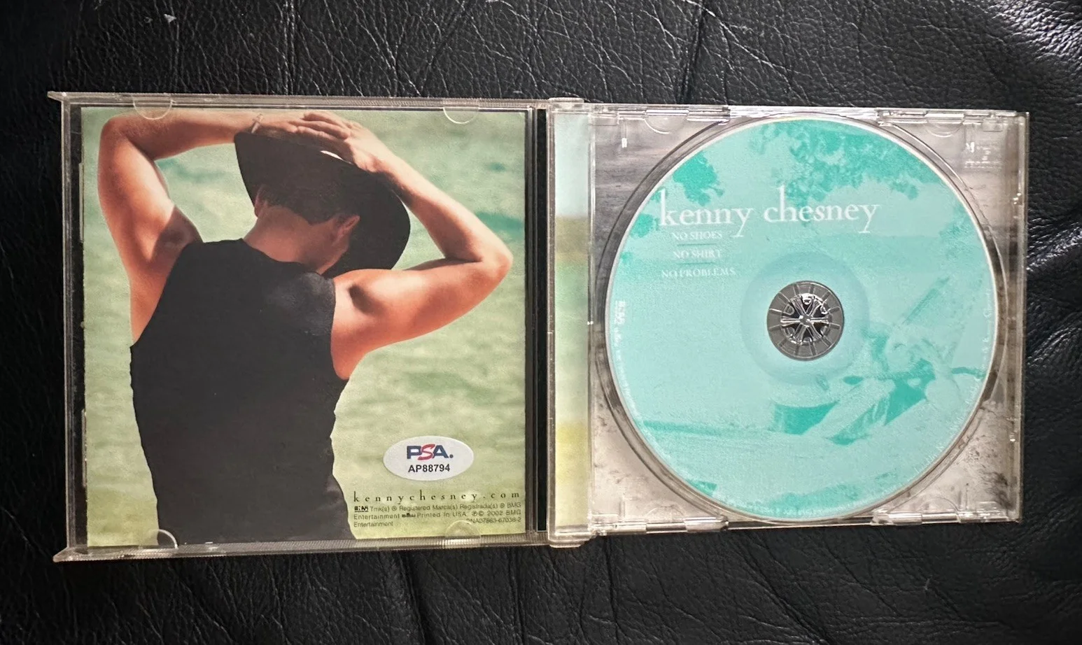 Kenny Chesney Signed No Shoes No Shirt No Problems CD PSA COA AP88794, изображение 2