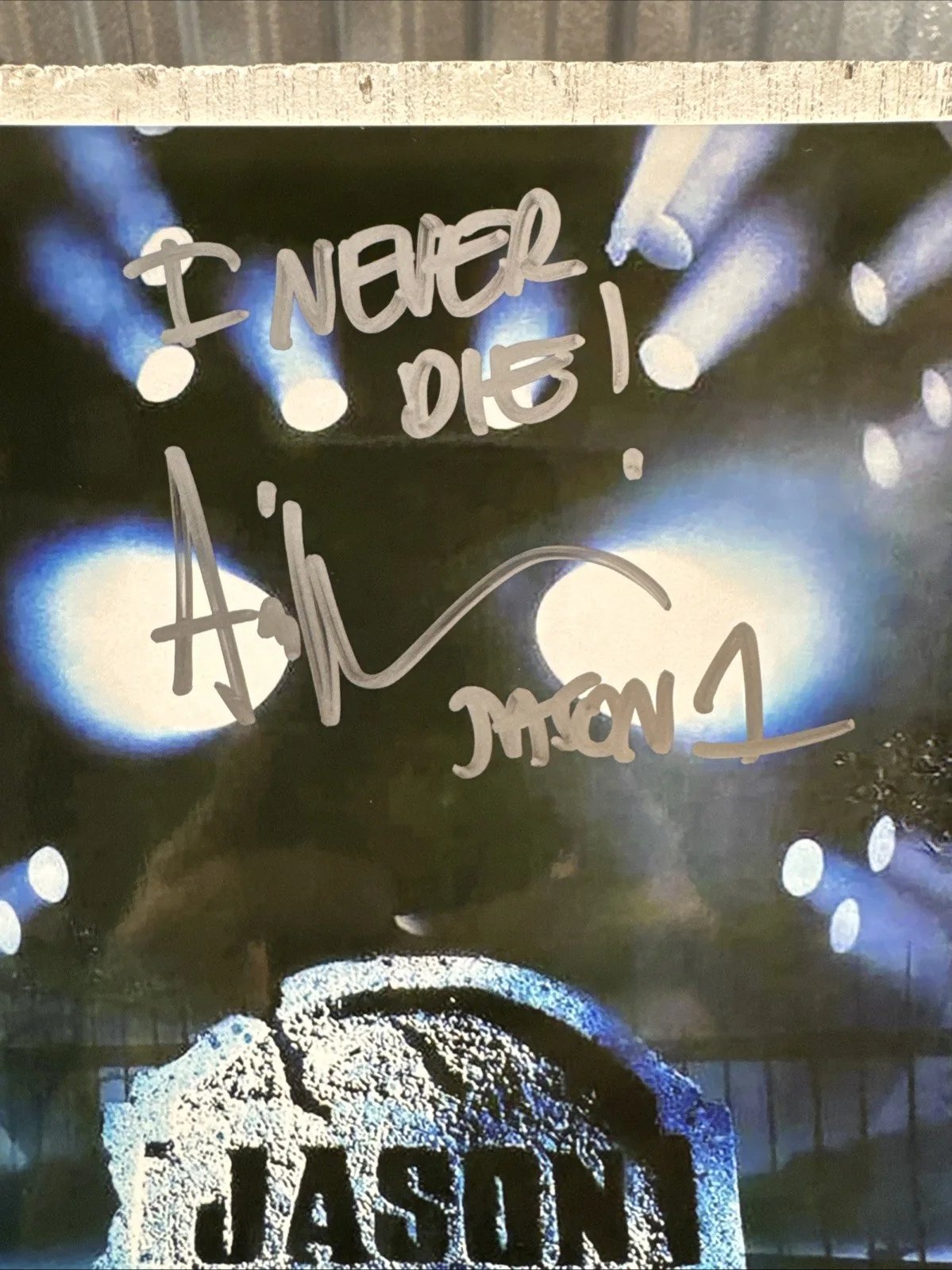 Ari Lehman — Ari Lehman Autographed/Signed Friday The 13th 8x10 Photo Jason Beckett -2, изображение 2