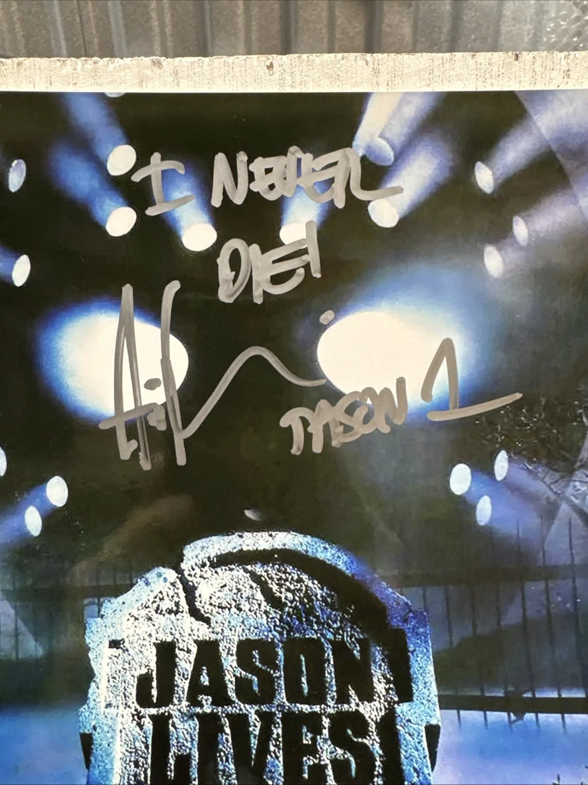 Ari Lehman — Ari Lehman Autographed/Signed Friday The 13th 8x10 Photo Jason Beckett -1, изображение 2