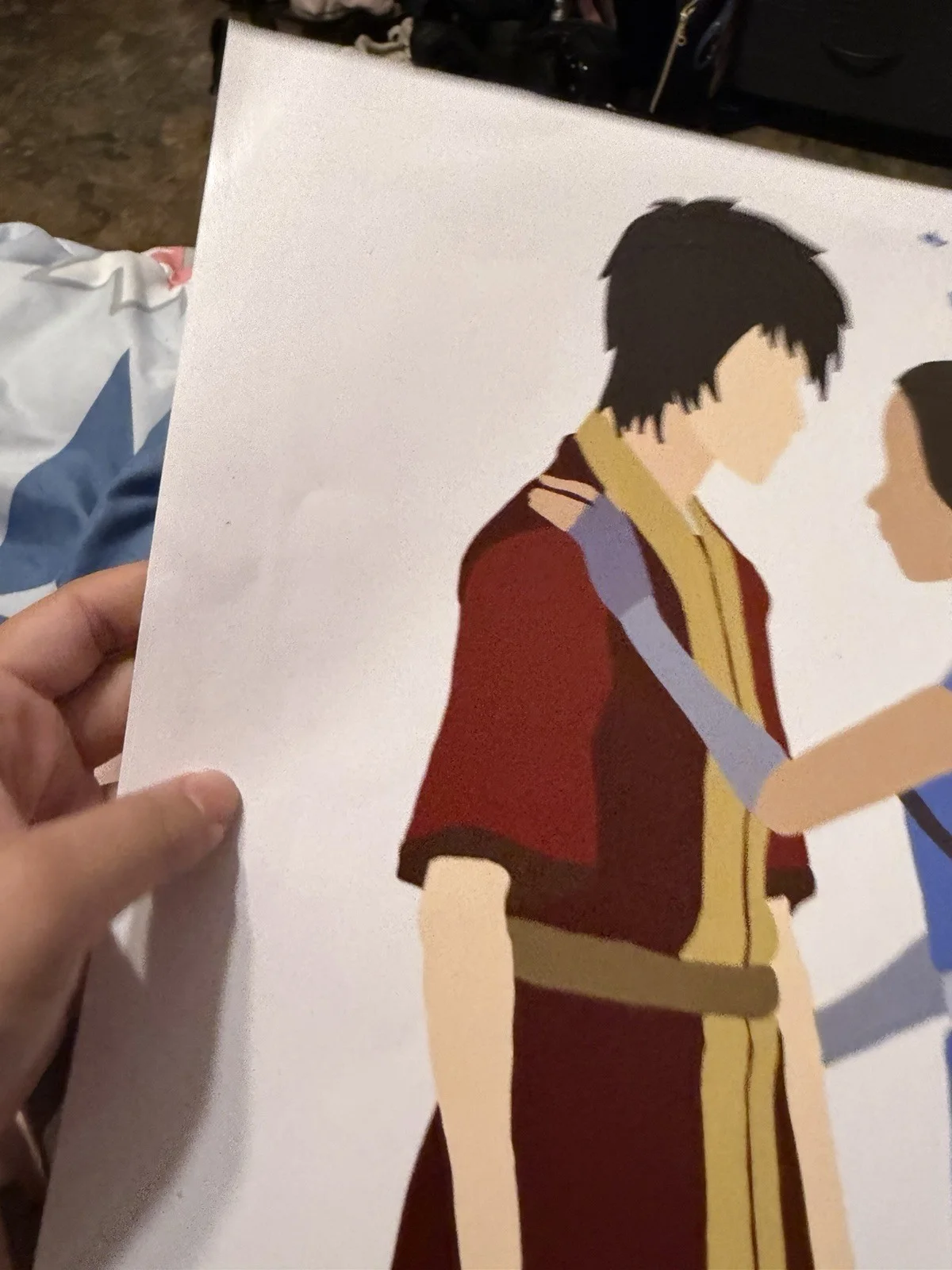 Signed Zutara Zuko Katara Avatar The Last Airbender Print, image 3