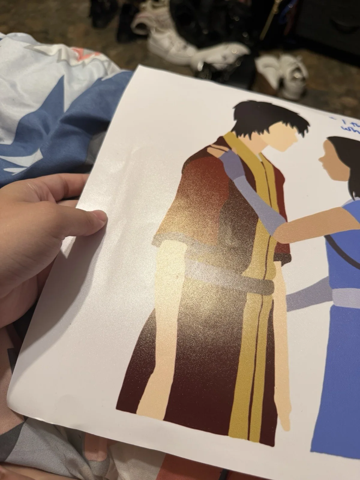 Signed Zutara Zuko Katara Avatar The Last Airbender Print, image 4