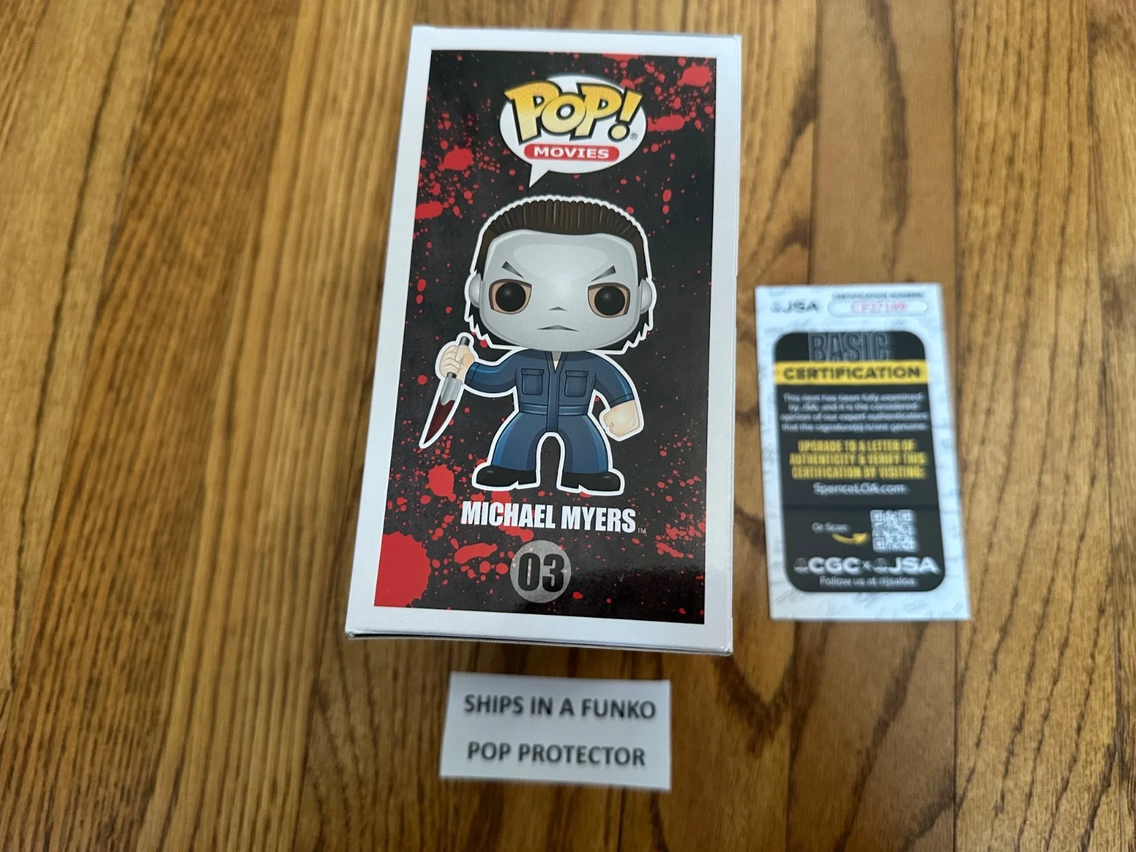 PJ Soles — Funko Pop Movies Halloween "Michael Myers"- #03 Signed Auto PJ Soles, JSA COA, изображение 5