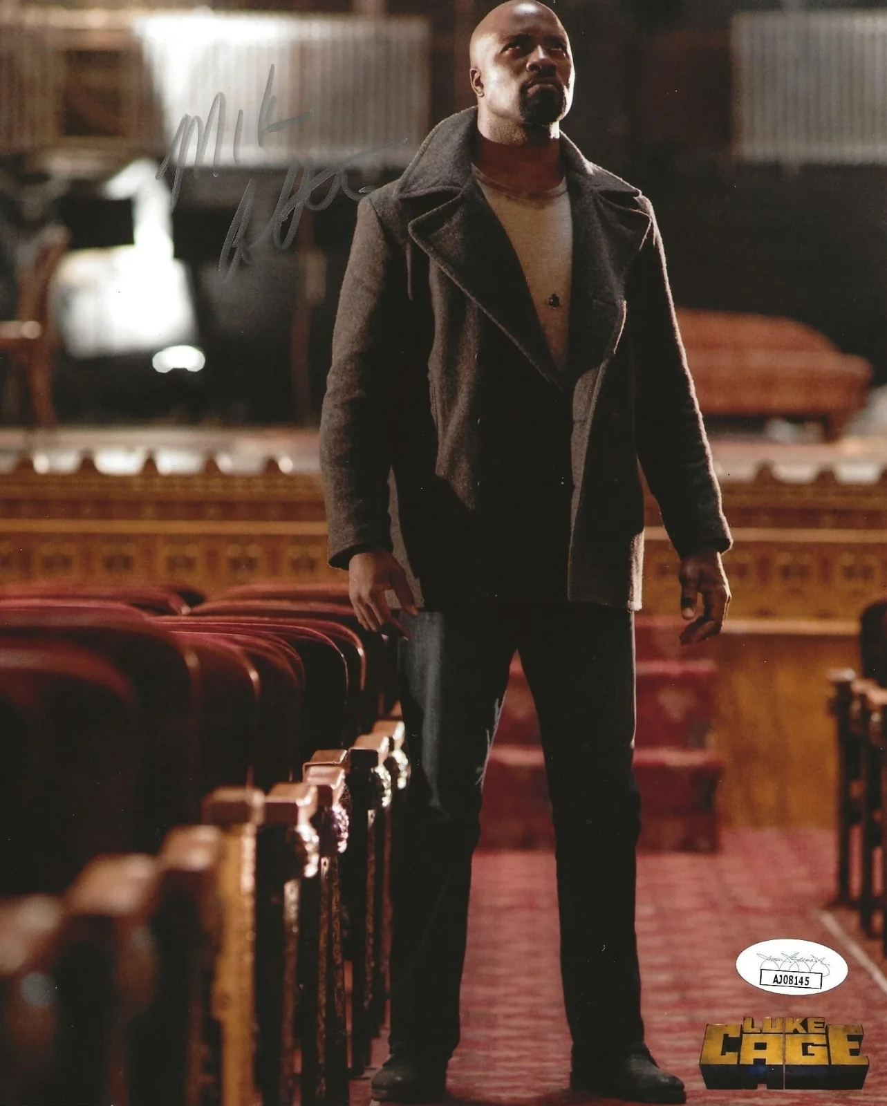 Mike Colter — MIKE COLTER Signed Autographed 8x10 LUKE CAGE Photo w/JSA COA